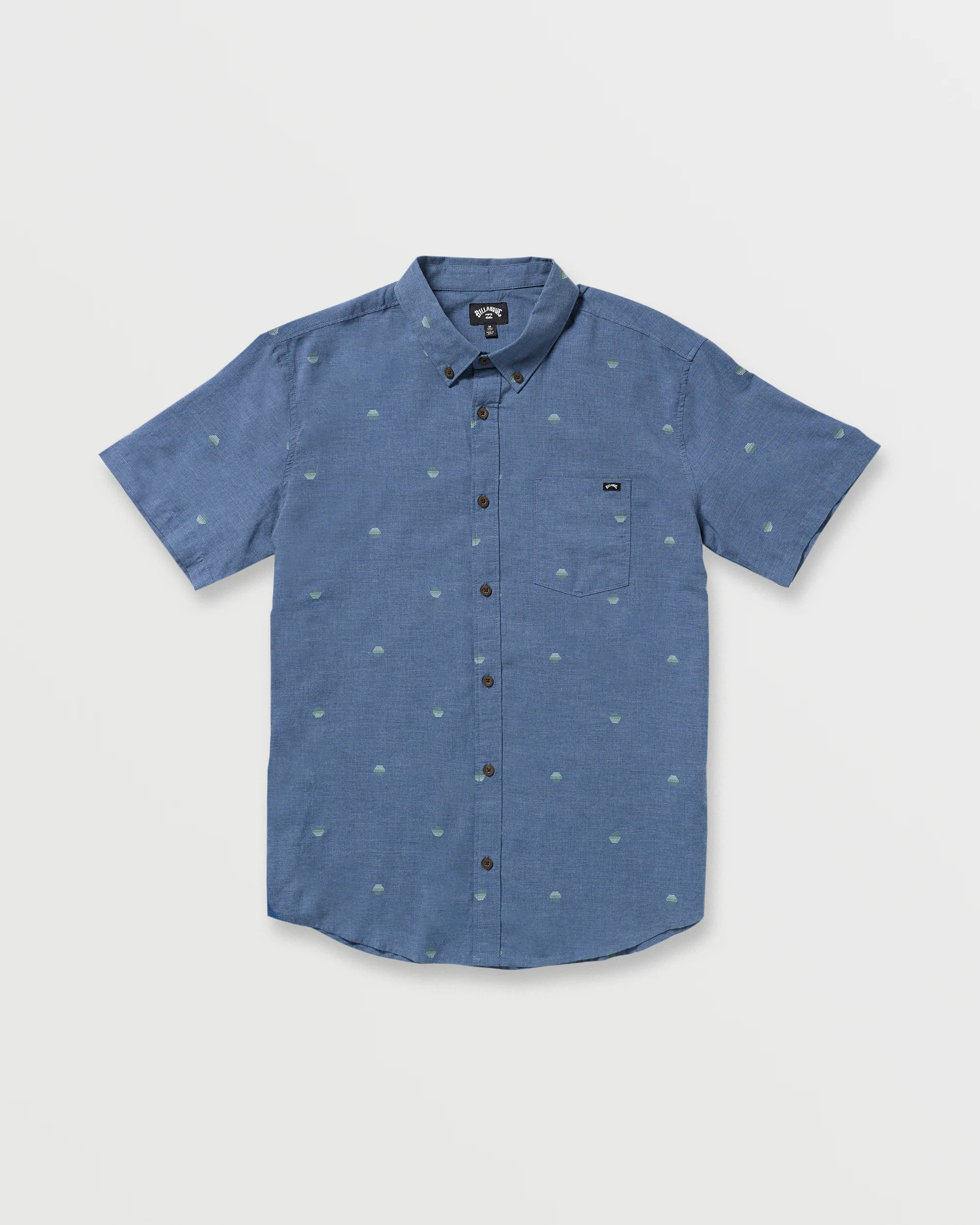 7807-all-day-jacquard-short-sleeve-shirt-deep-blue-6.webp All Day Jacquard Short Sleeve Shirt - Deep Blue