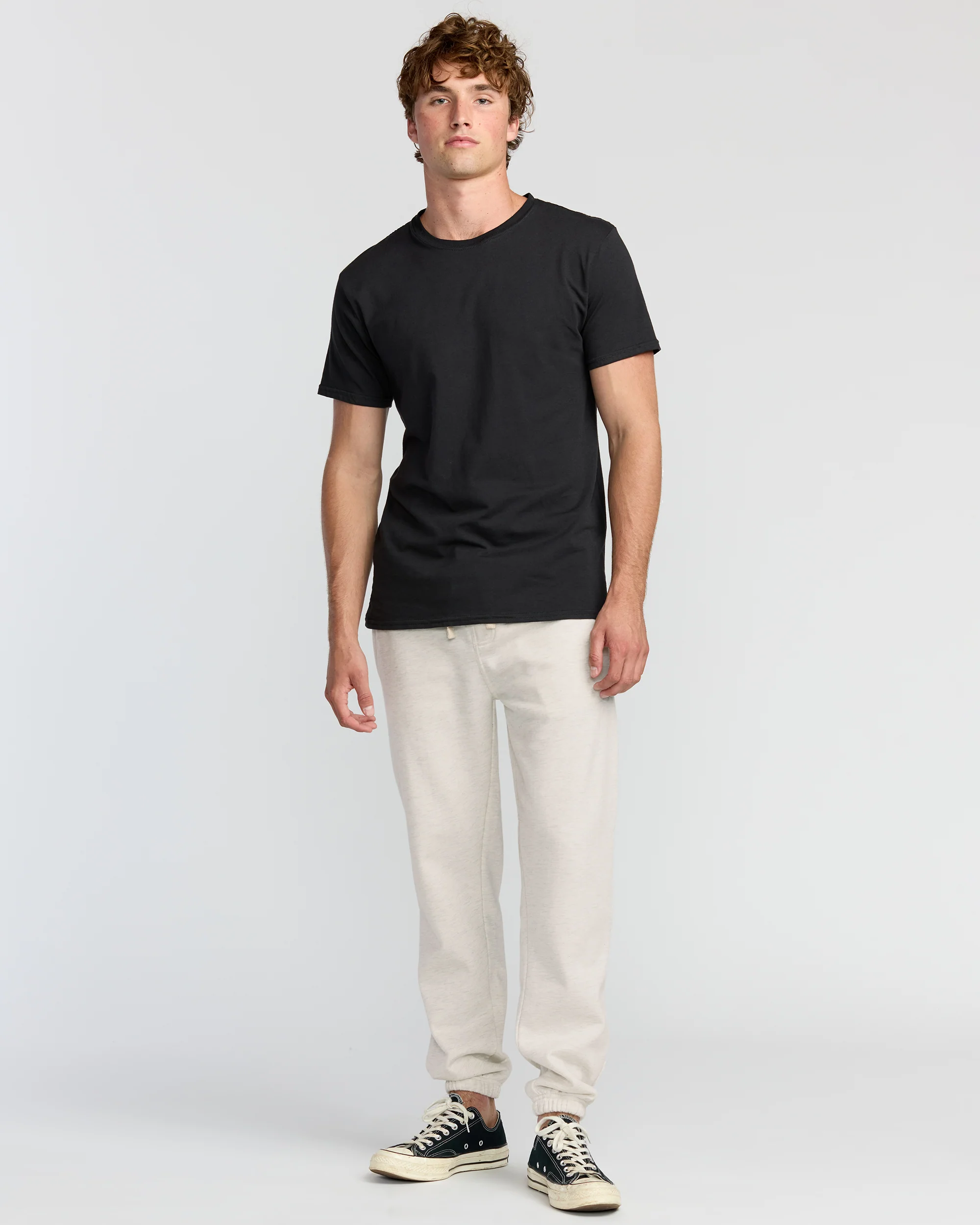 All Day Joggers - Lt Grey Htr