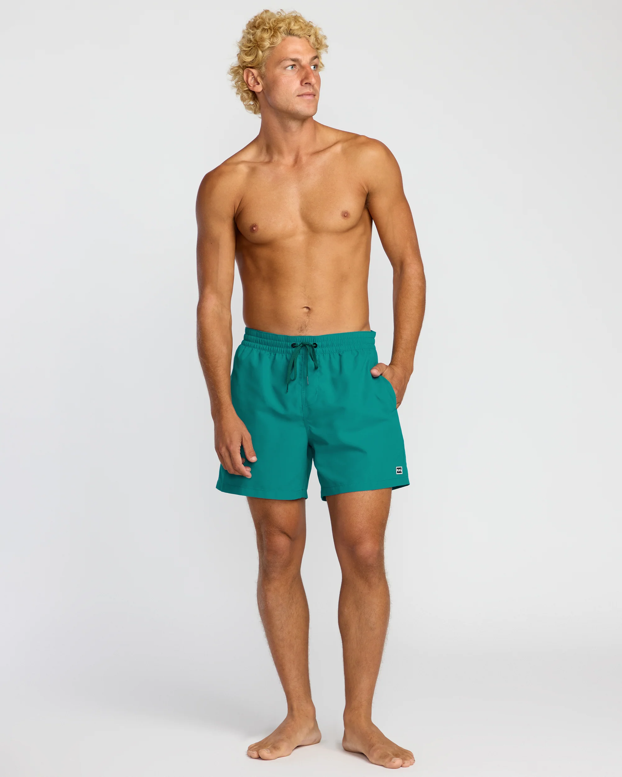All Day Laybacks 16" Trunks - Real Teal