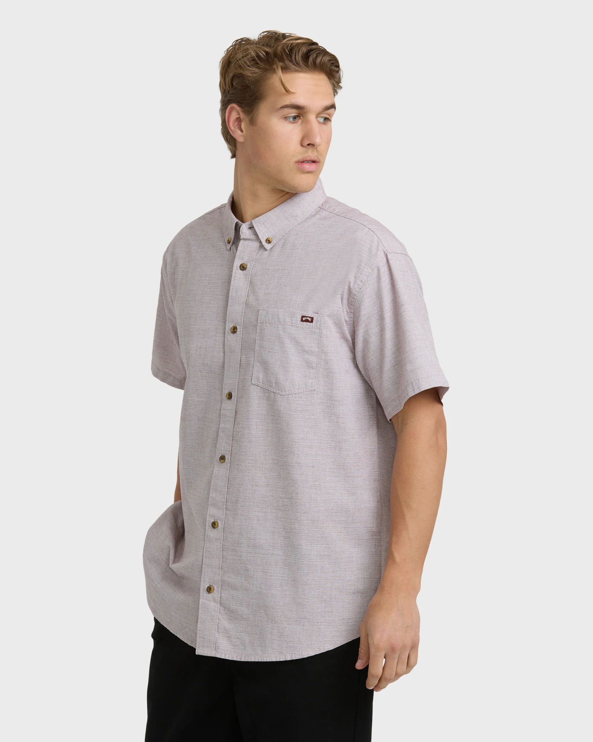 7888-all-day-short-sleeve-shirt-plum-1.webp All Day Short Sleeve Shirt - Plum