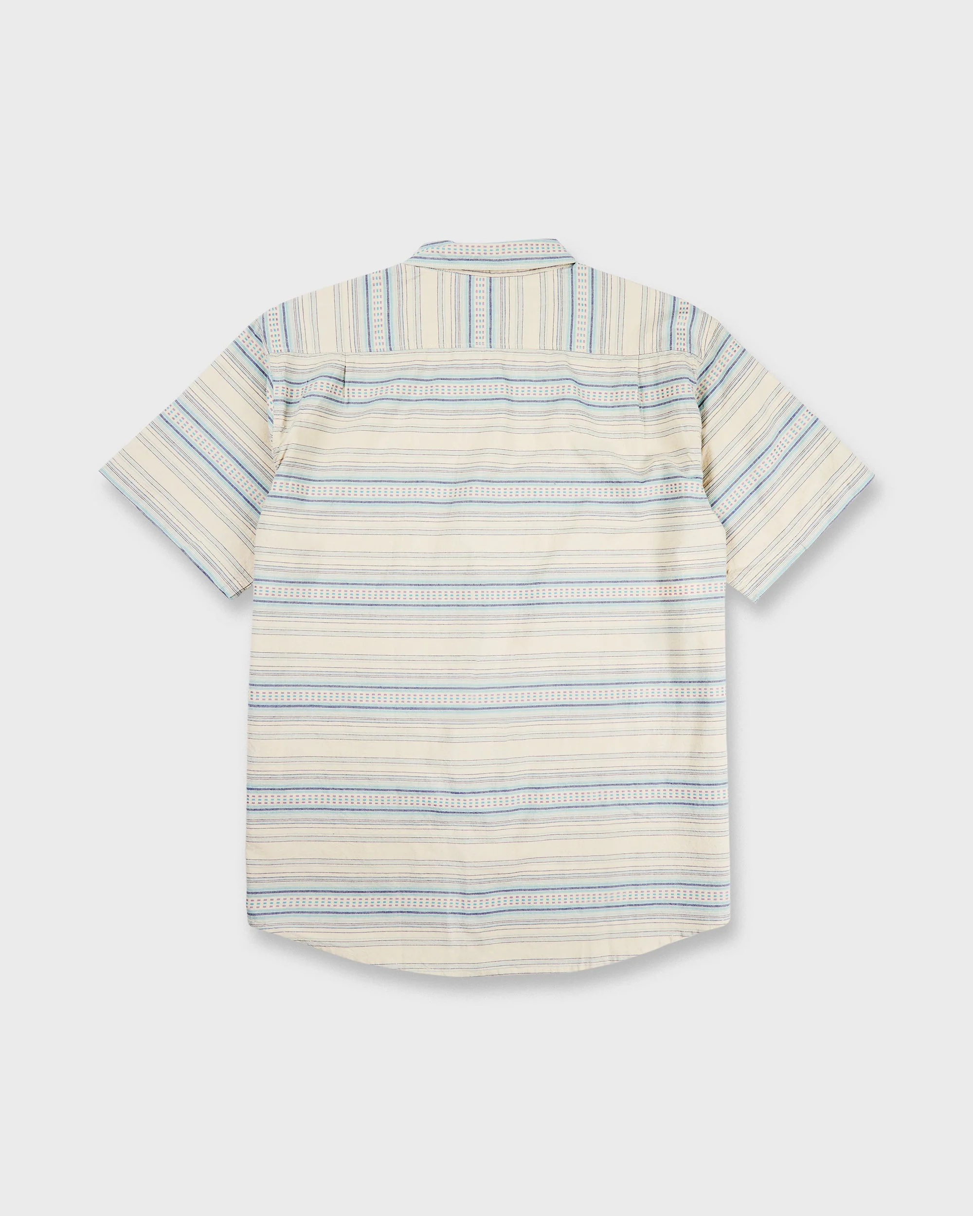 All Day Stripe Short Sleeve Shirt - Desert Sand