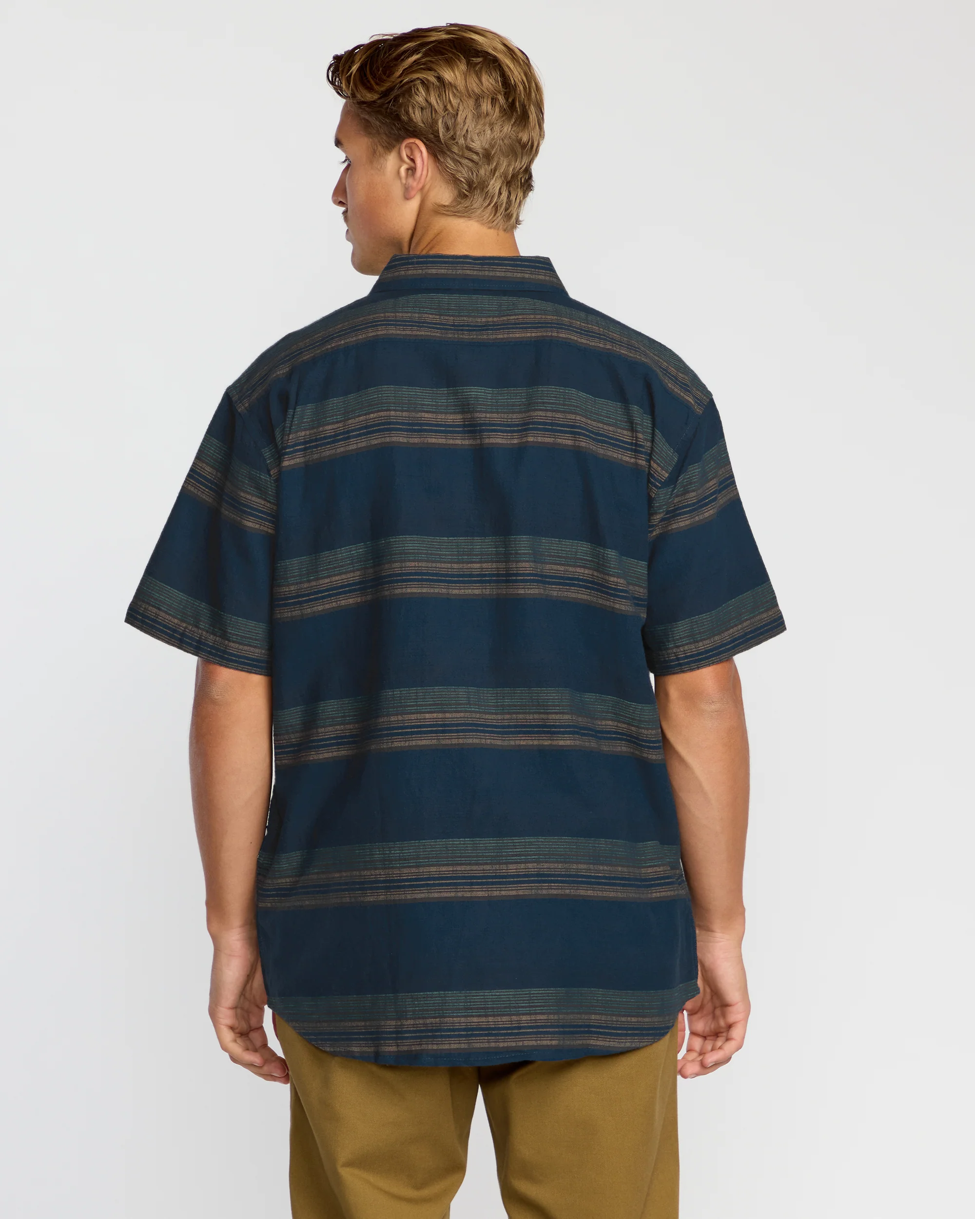 7918-all-day-stripe-short-sleeve-shirt-midnight-5.webp All Day Stripe Short Sleeve Shirt - Midnight