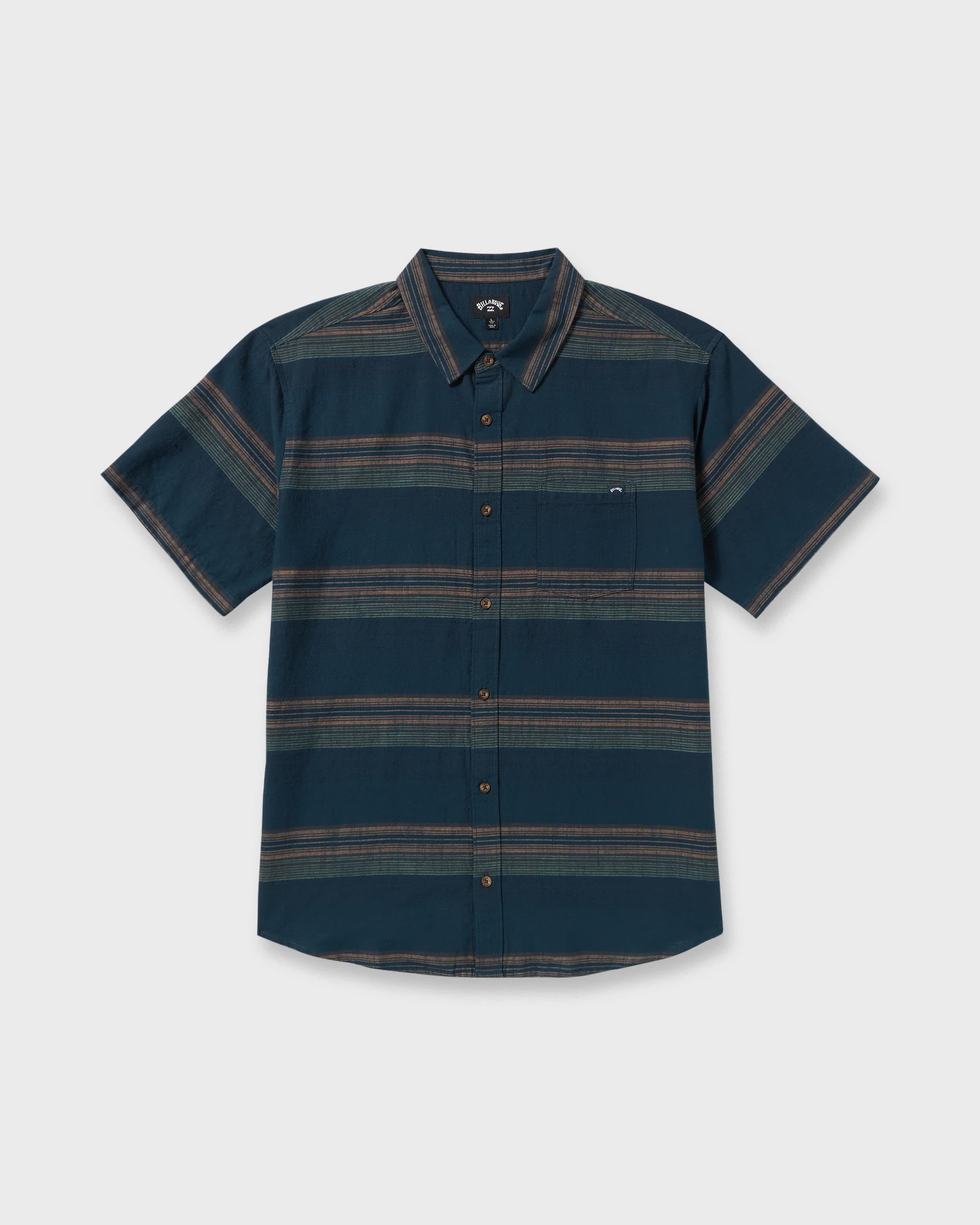 7918-all-day-stripe-short-sleeve-shirt-midnight-6.webp All Day Stripe Short Sleeve Shirt - Midnight