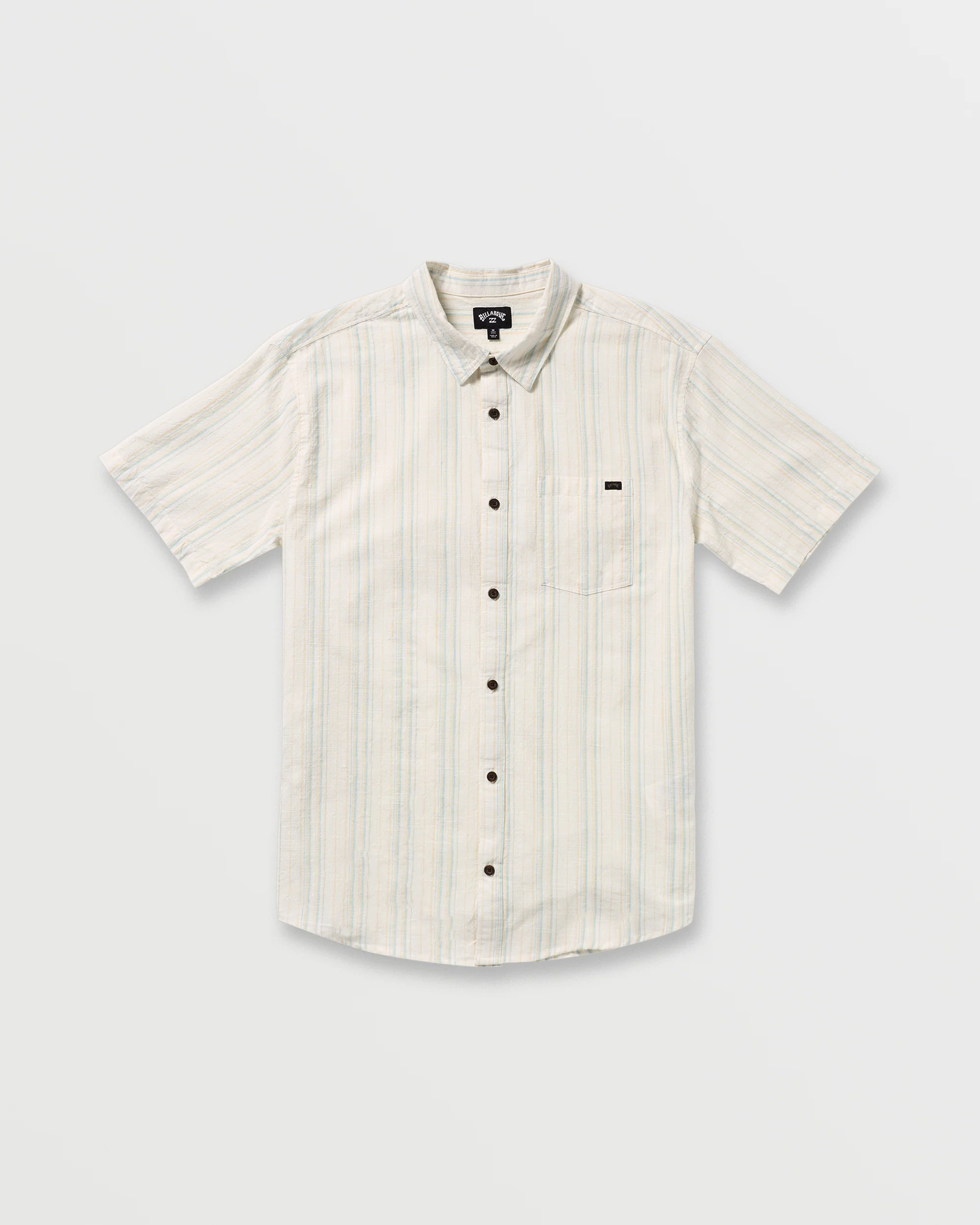All Day Stripe Short Sleeve Shirt - Off White