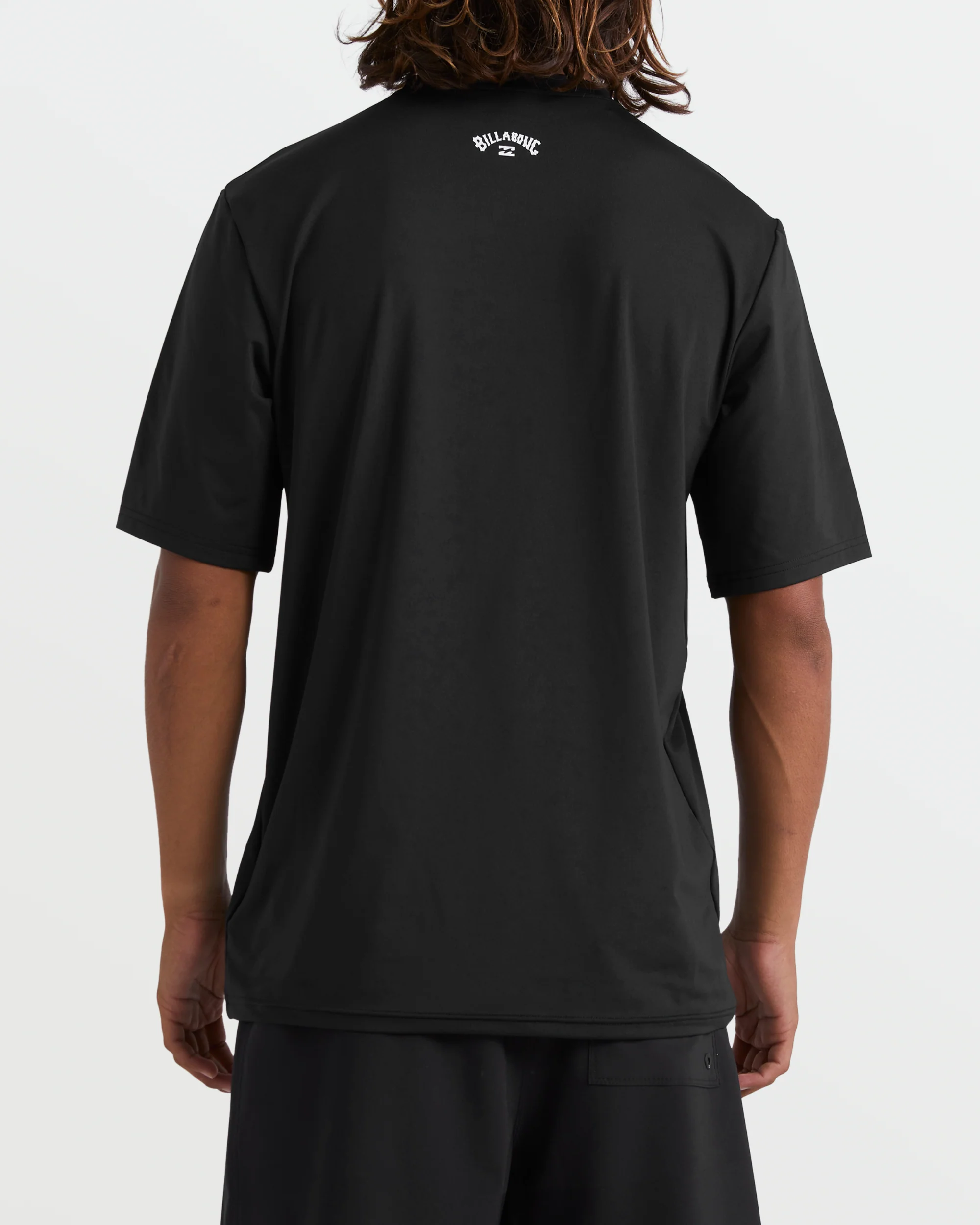 All Day Wave Short Sleeve Rashguard - Black
