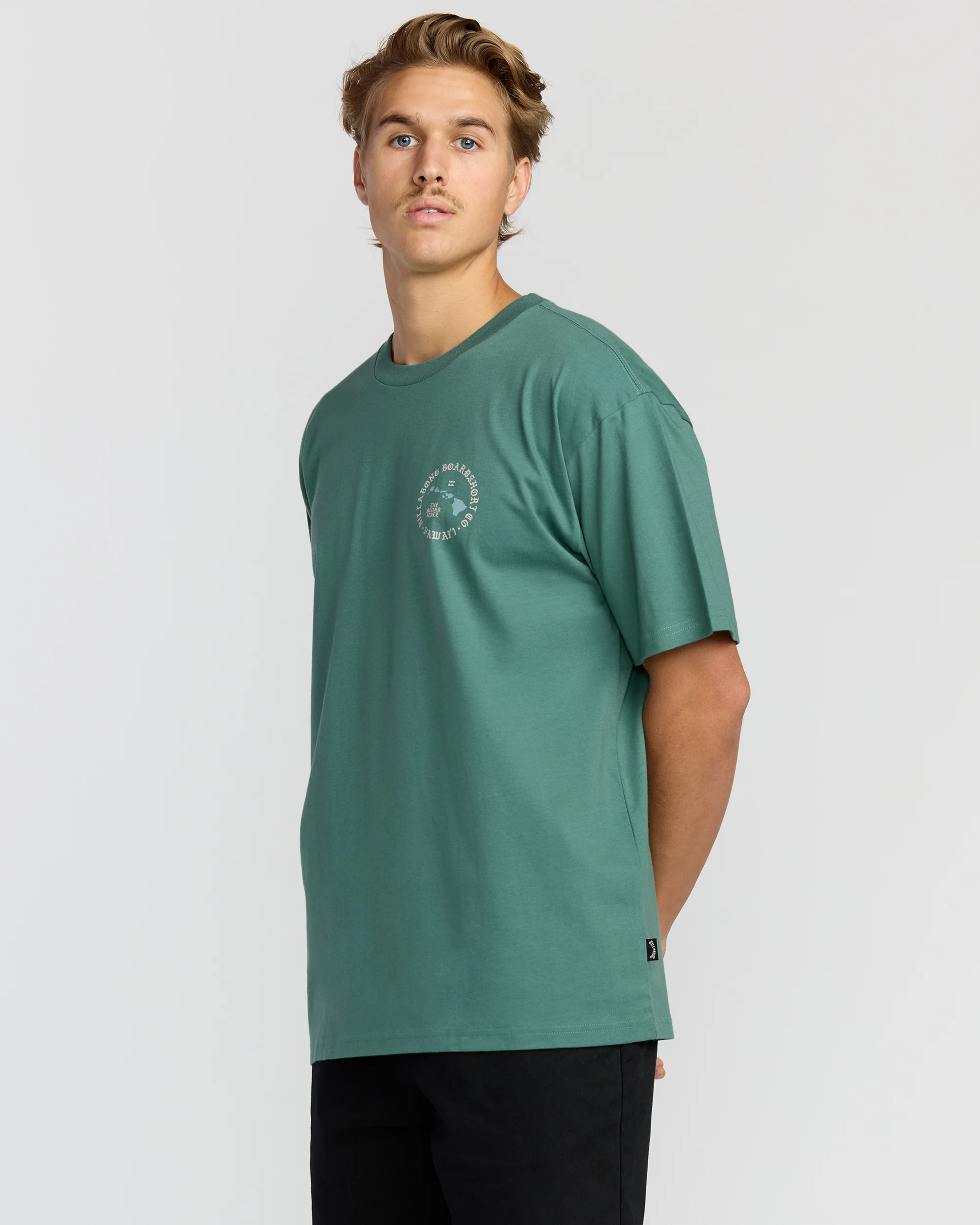 Aloha Island Hi Regular Short Sleeve T-Shirt - Sage Green