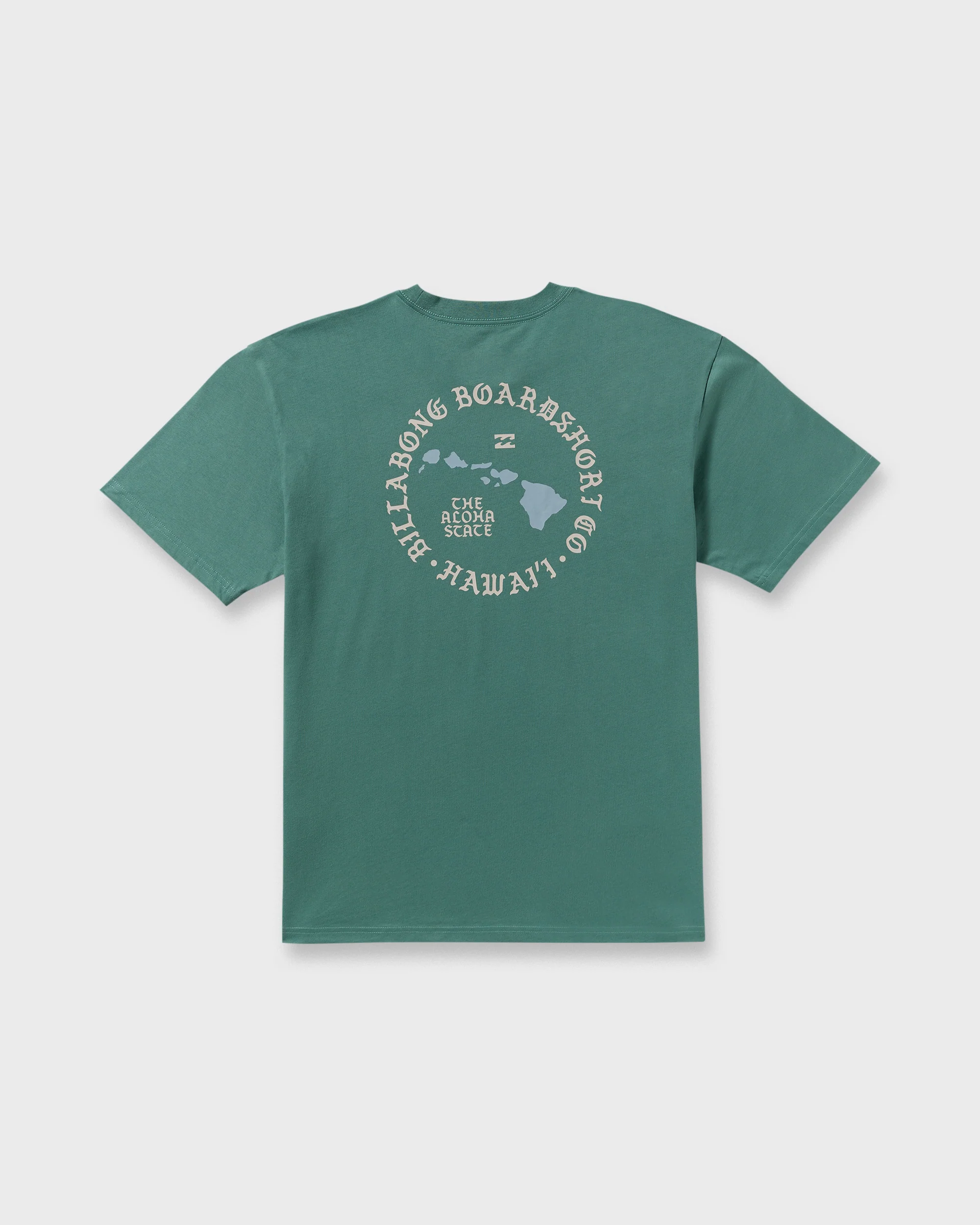 Aloha Island Hi Regular Short Sleeve T-Shirt - Sage Green