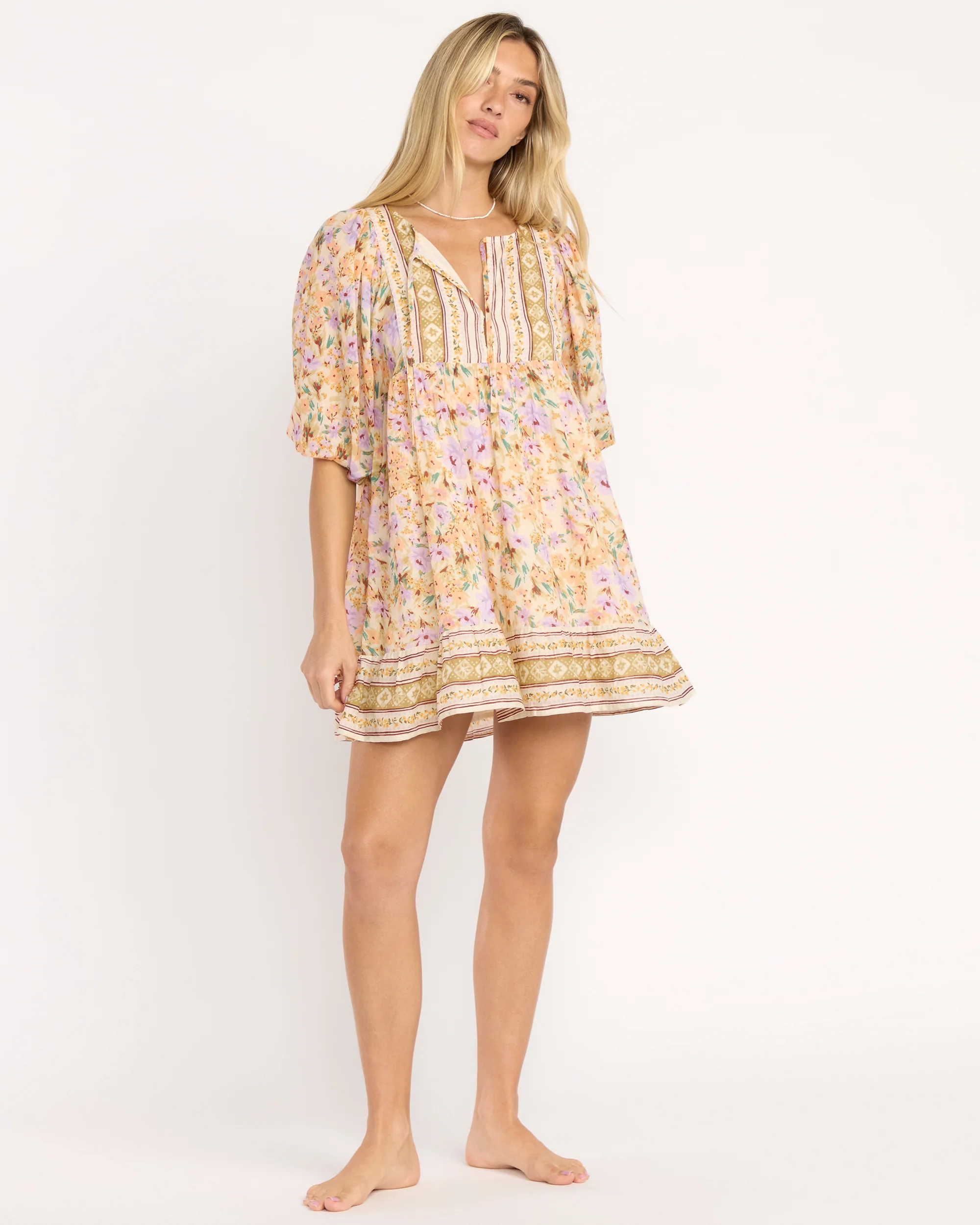 Ambers Mini Dress - Whitecap