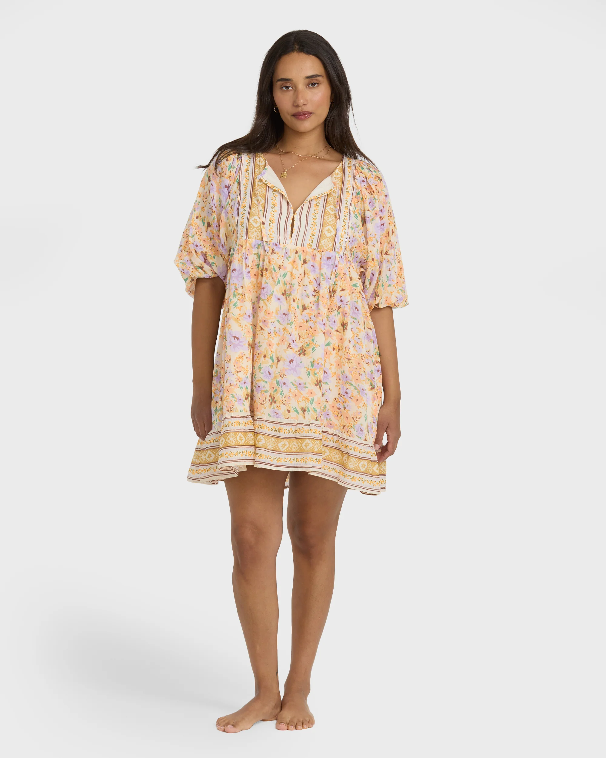 Ambers Mini Dress - Whitecap