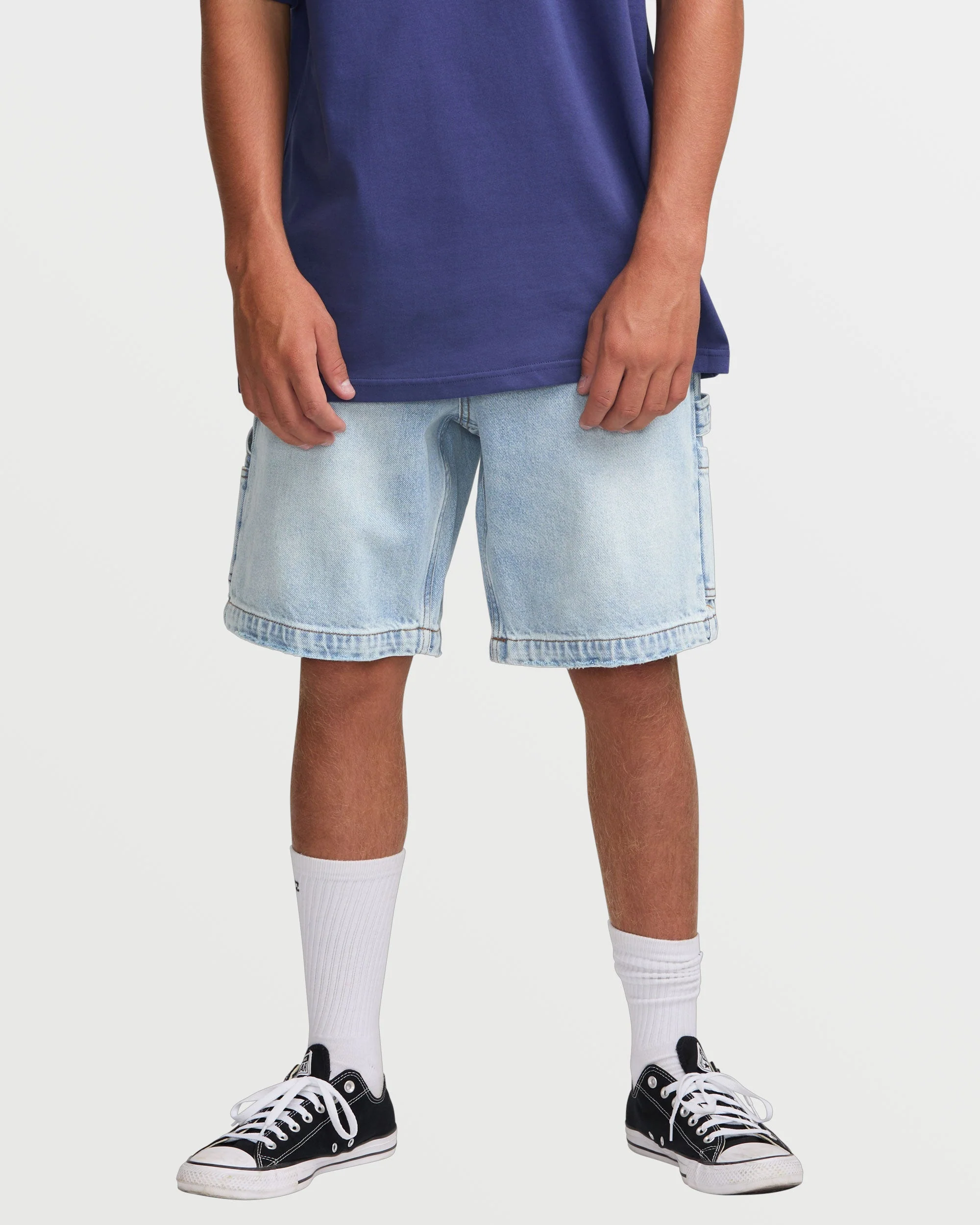 Bad Dog 21" Shorts - Bleached Aqua