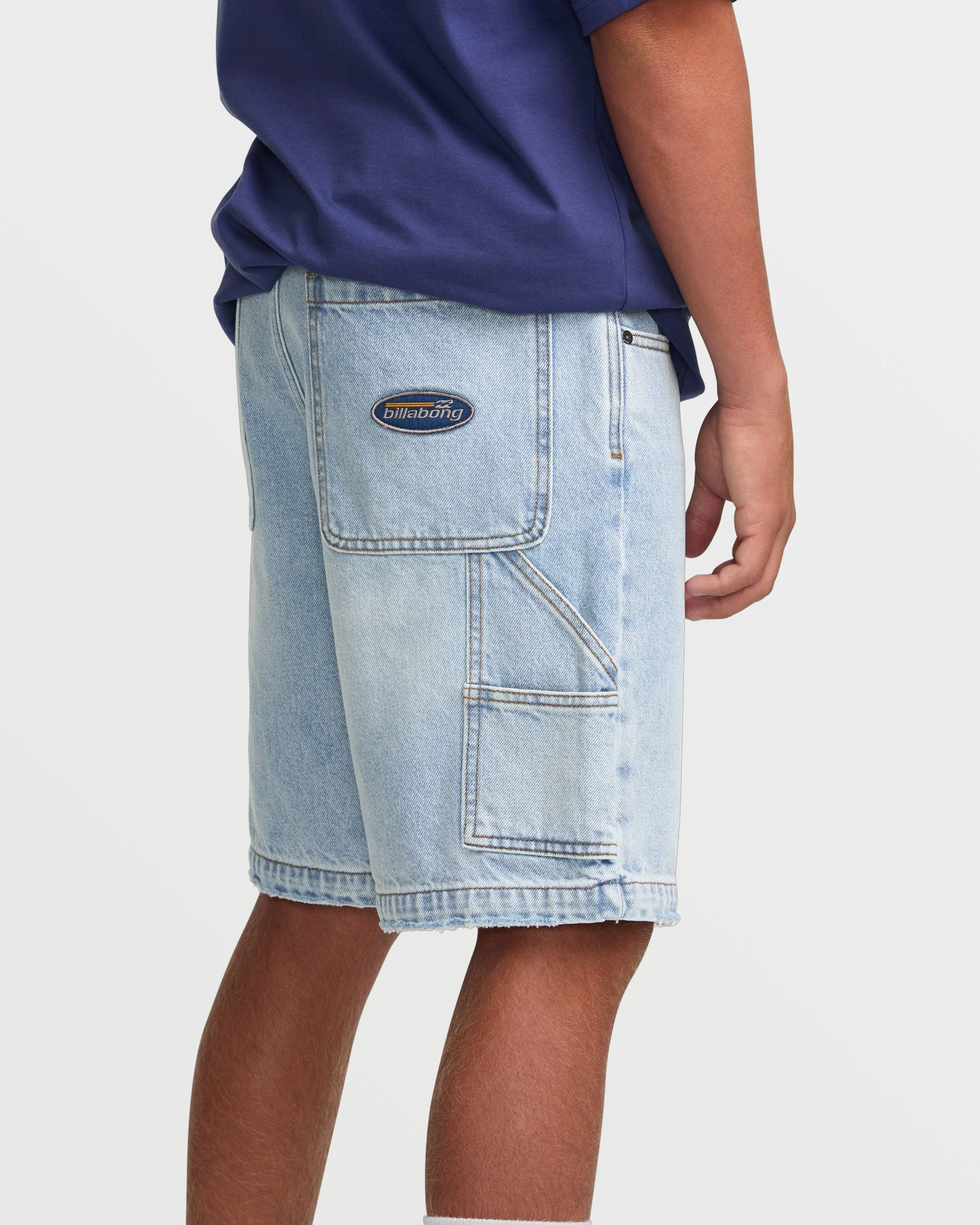 Bad Dog 21" Shorts - Bleached Aqua