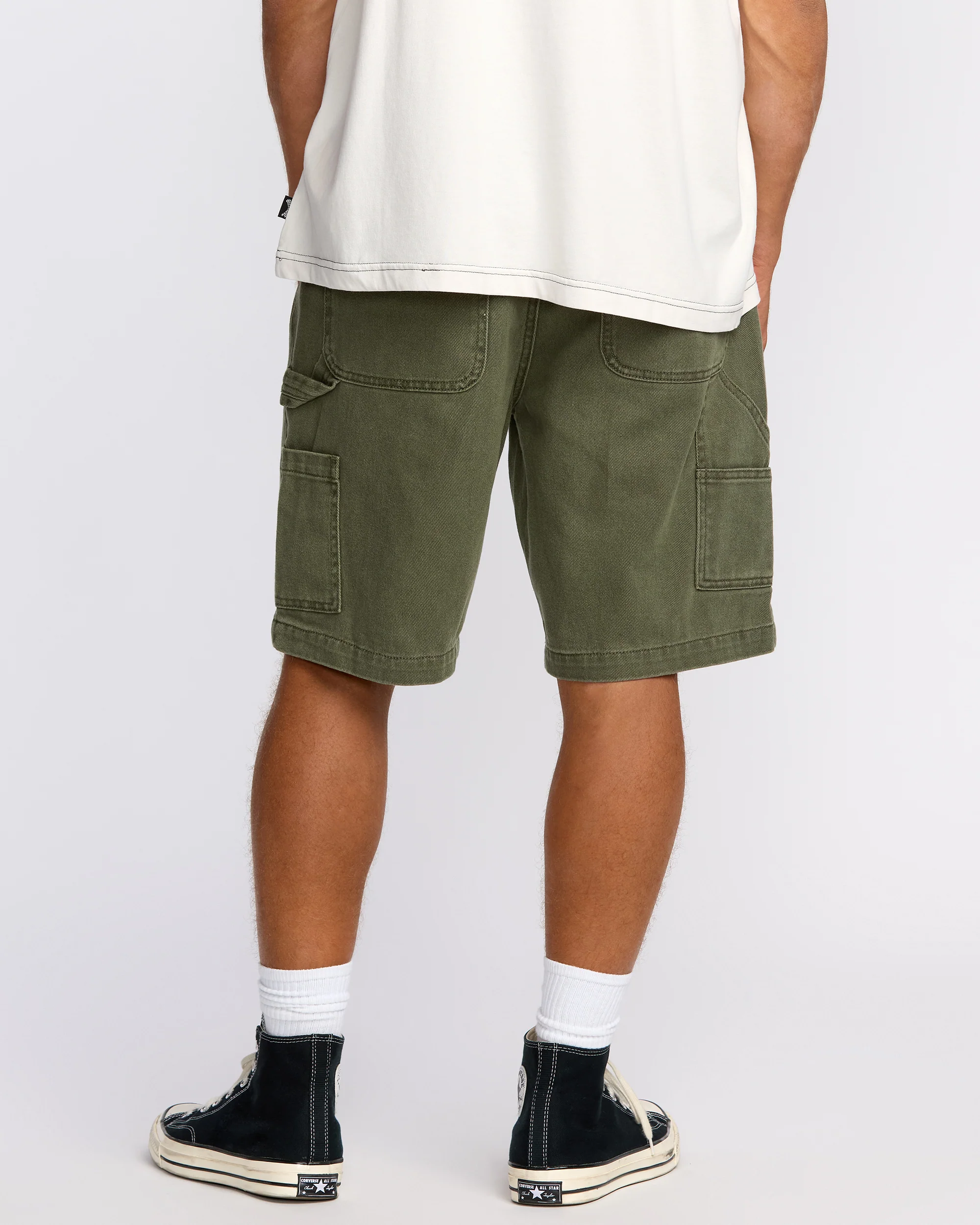 Bad Dog 21" Workwear Shorts - Dark Military