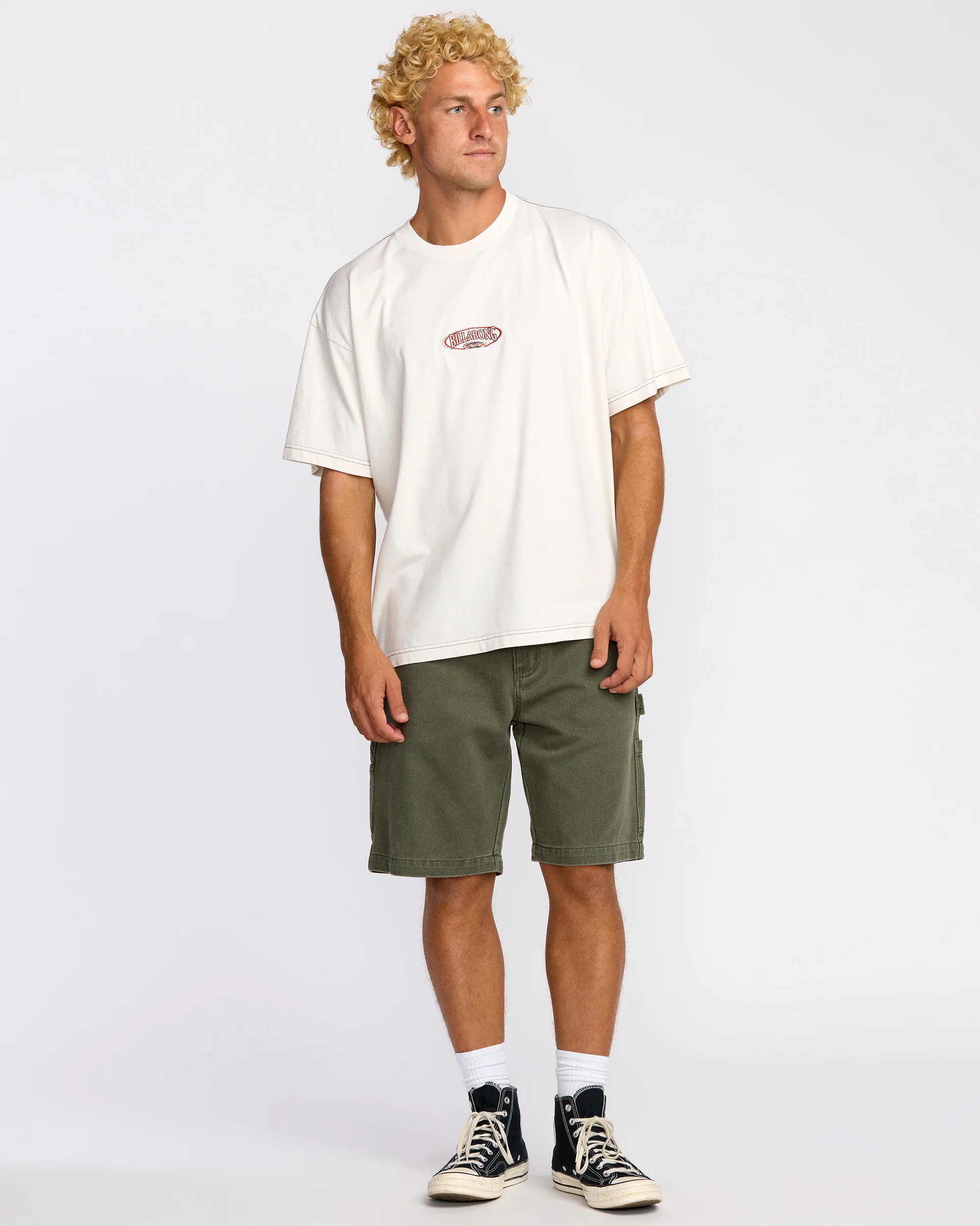 Bad Dog 21" Workwear Shorts - Dark Military