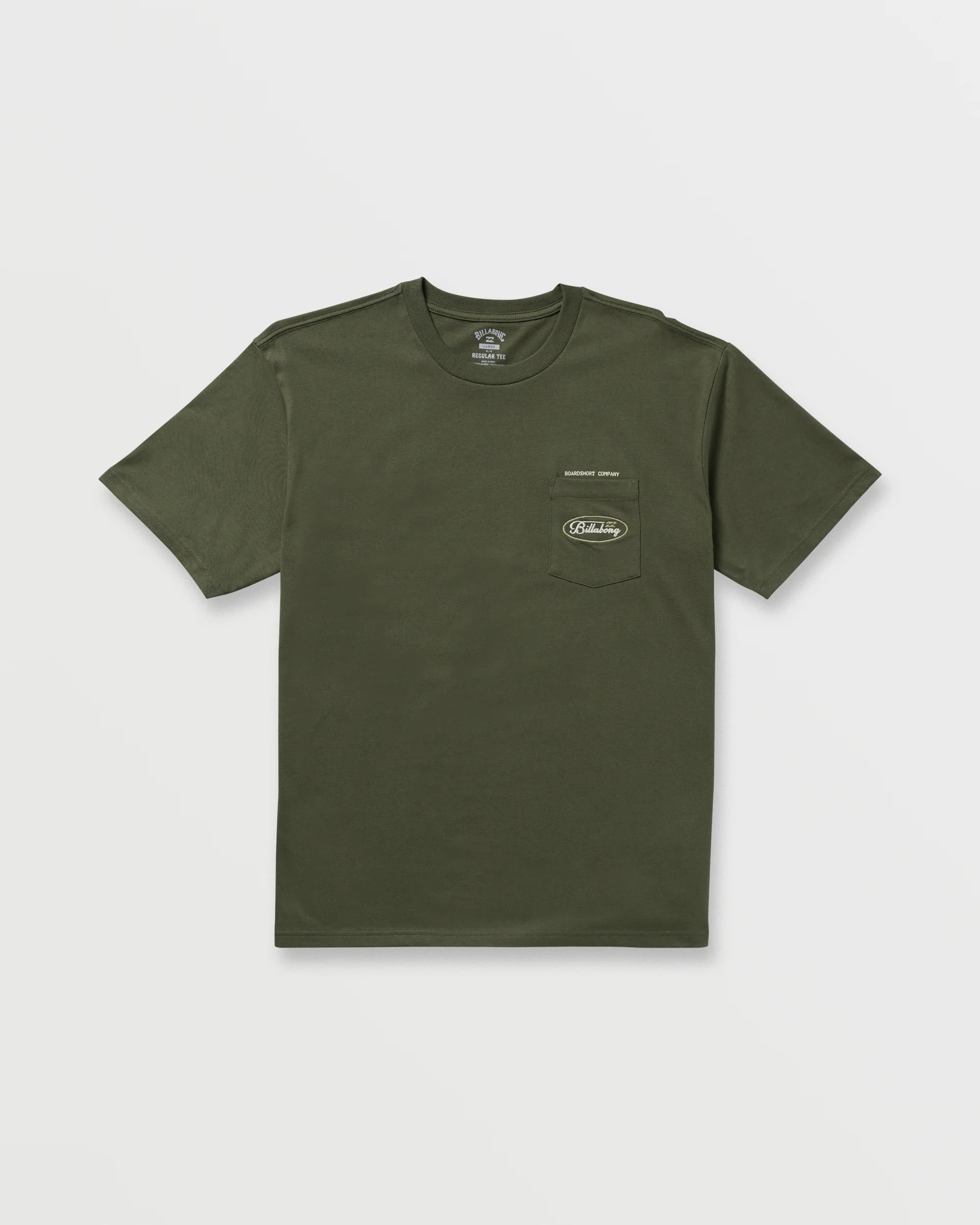 8126-bad-dog-pocket-regular-tee-olive-4.webp Bad Dog Pocket Regular Tee - Olive