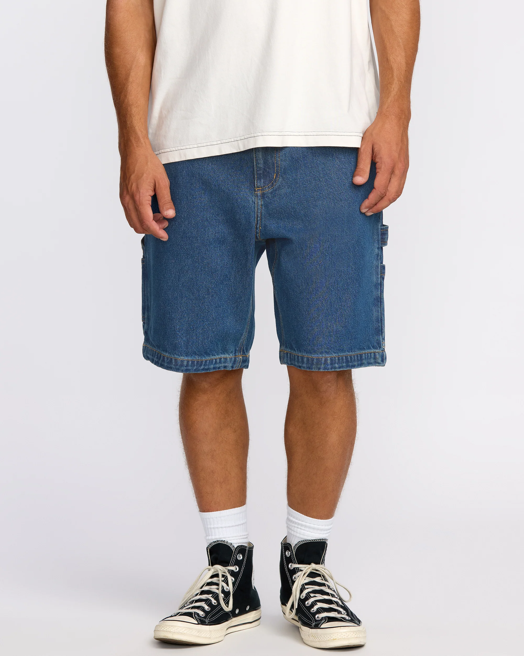 Bad Dog Workwear Shorts - Ocean Wash