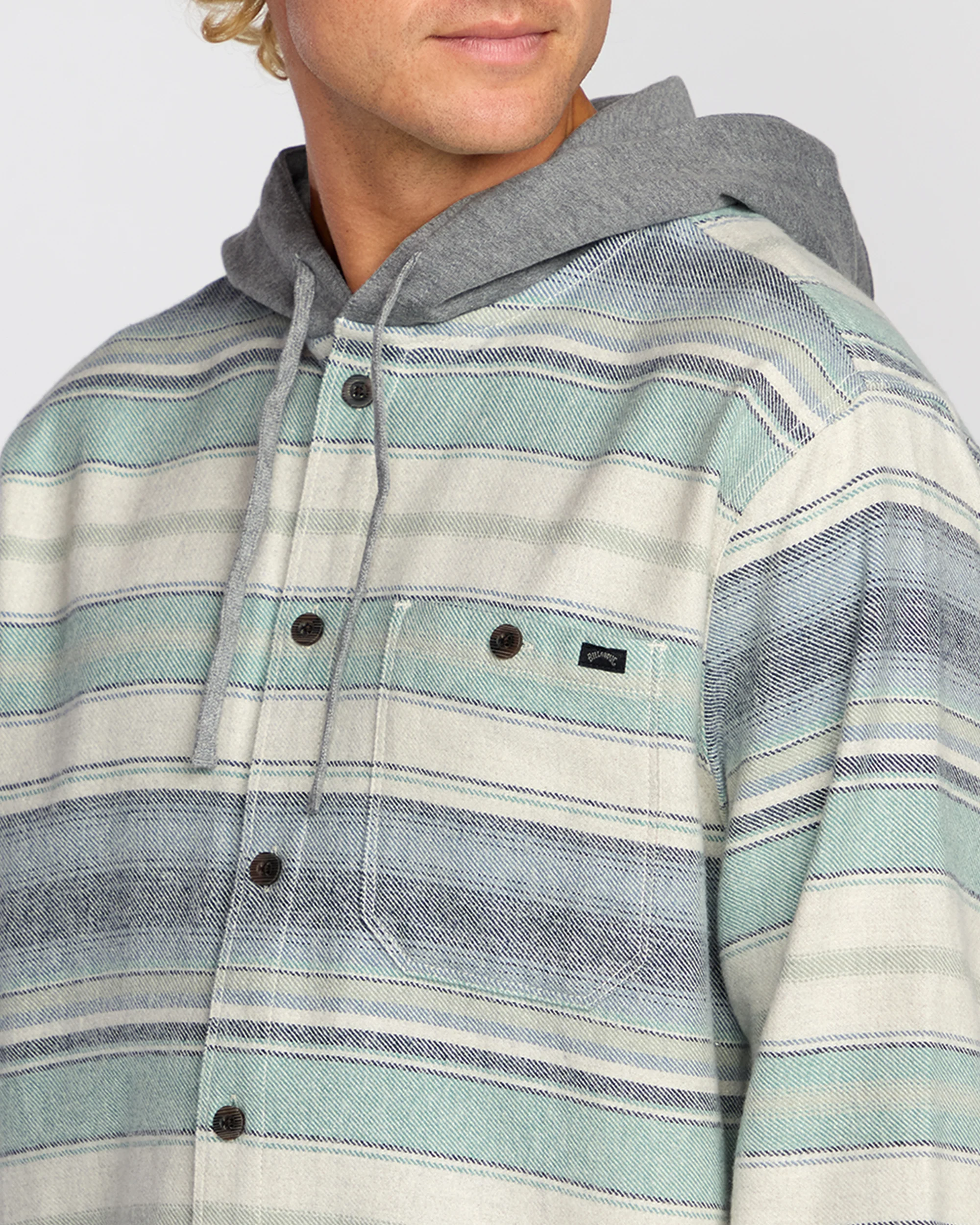 Baja Long Sleeve Flannel Shirt - Oatmeal