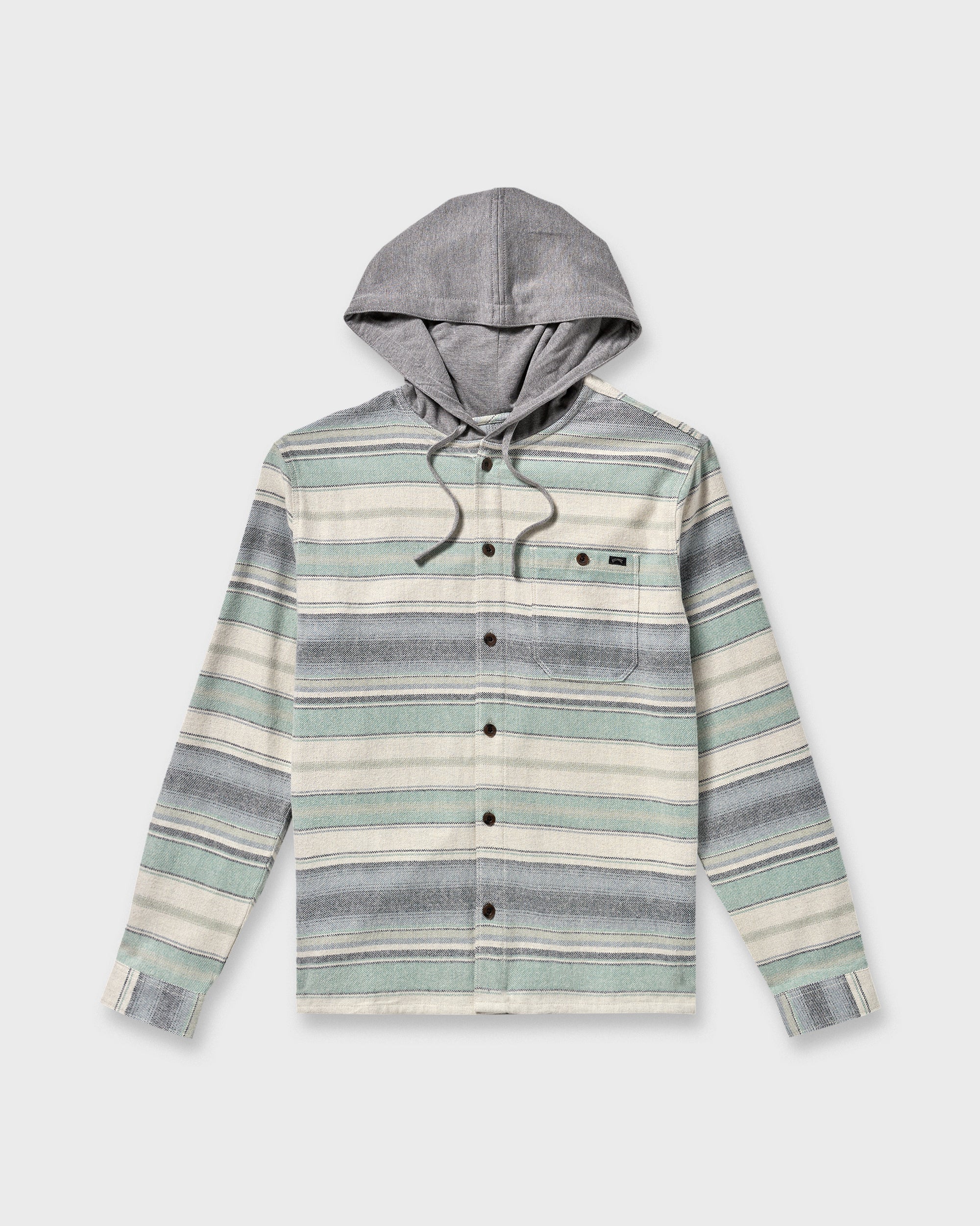 Baja Long Sleeve Flannel Shirt - Oatmeal