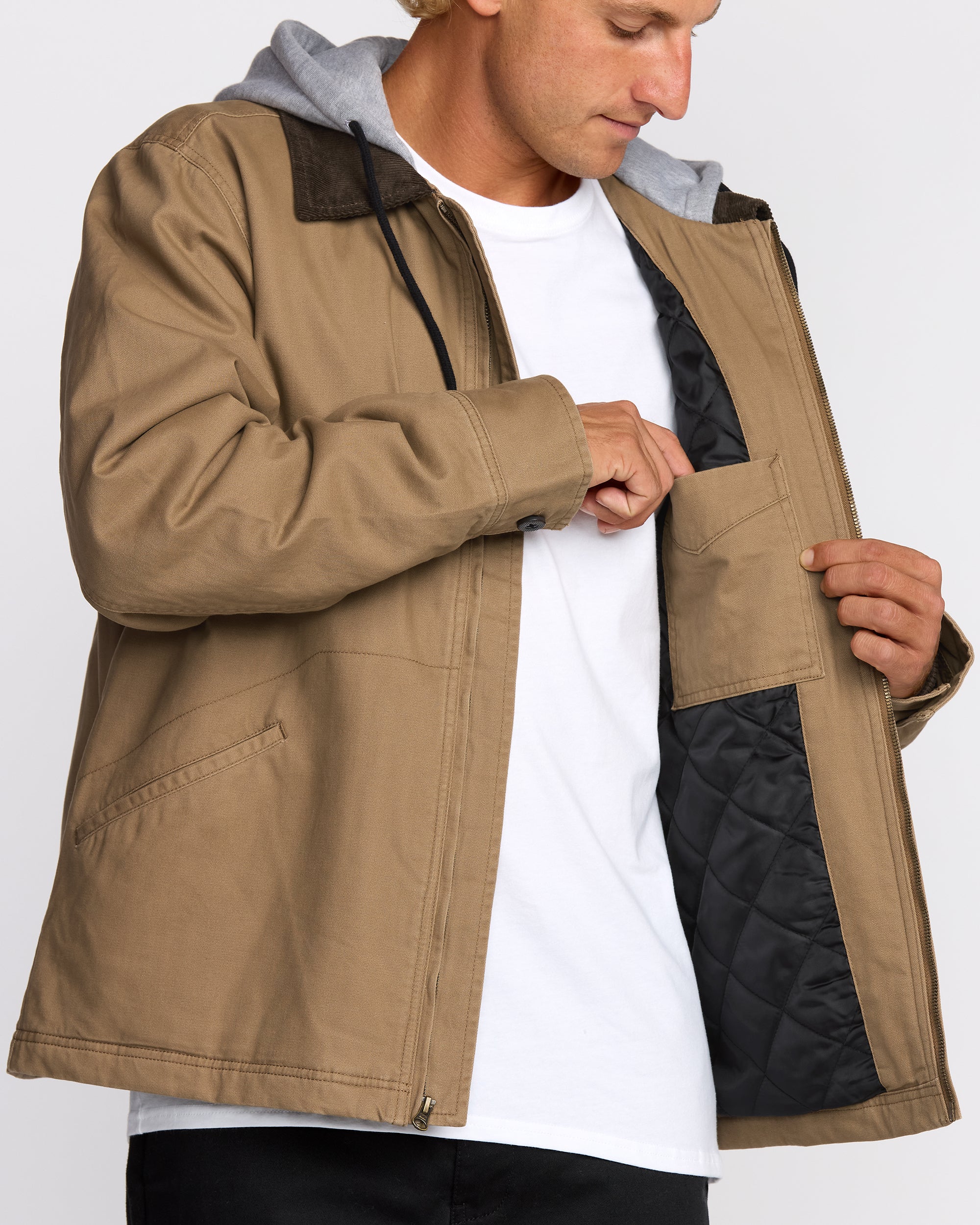 8180-a-div-barlow-hooded-jacket-clay-2.jpg A/Div Barlow Hooded Jacket - Clay