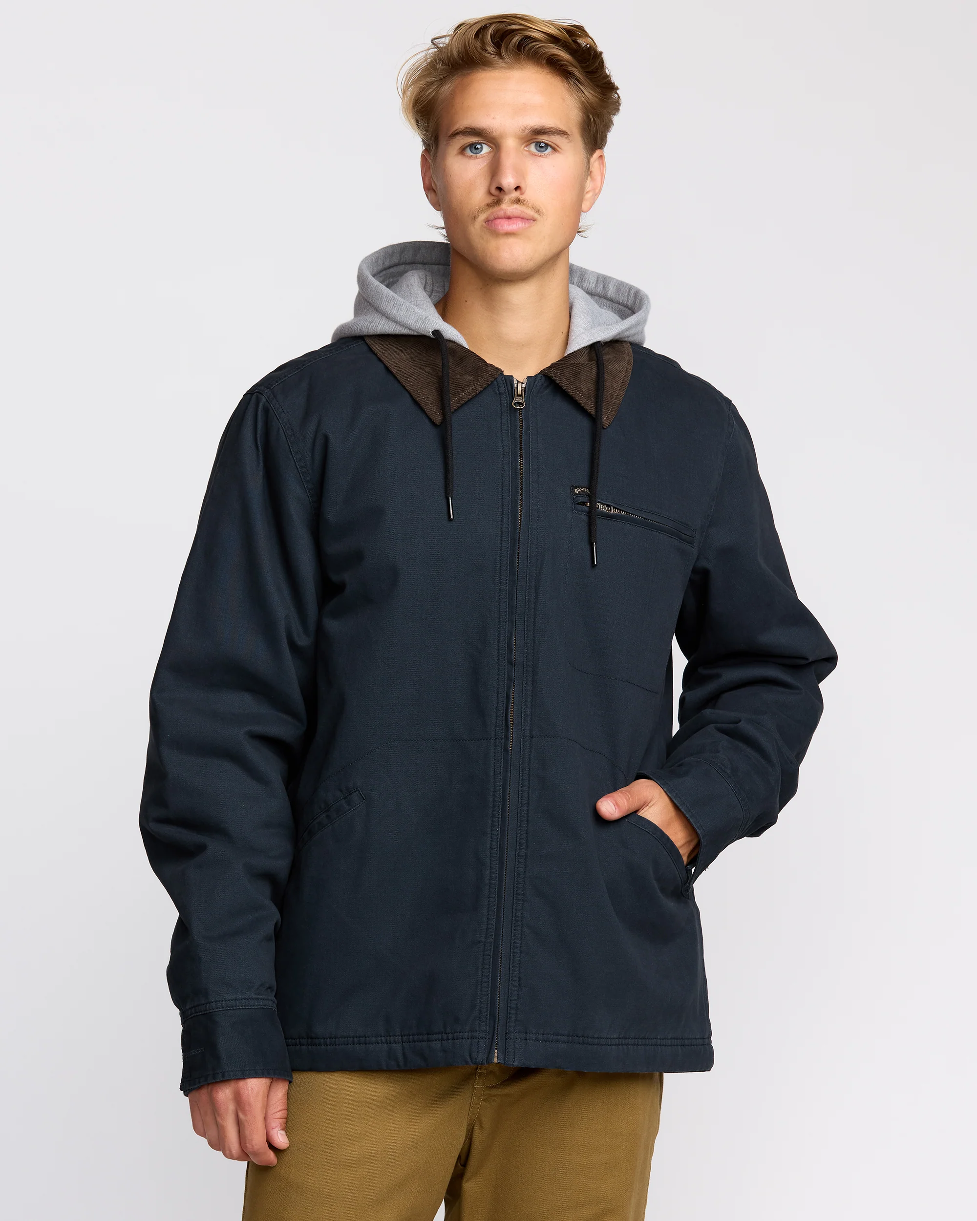 8187-a-div-barlow-hooded-jacket-navy-1.webp A/Div Barlow Hooded Jacket - Navy