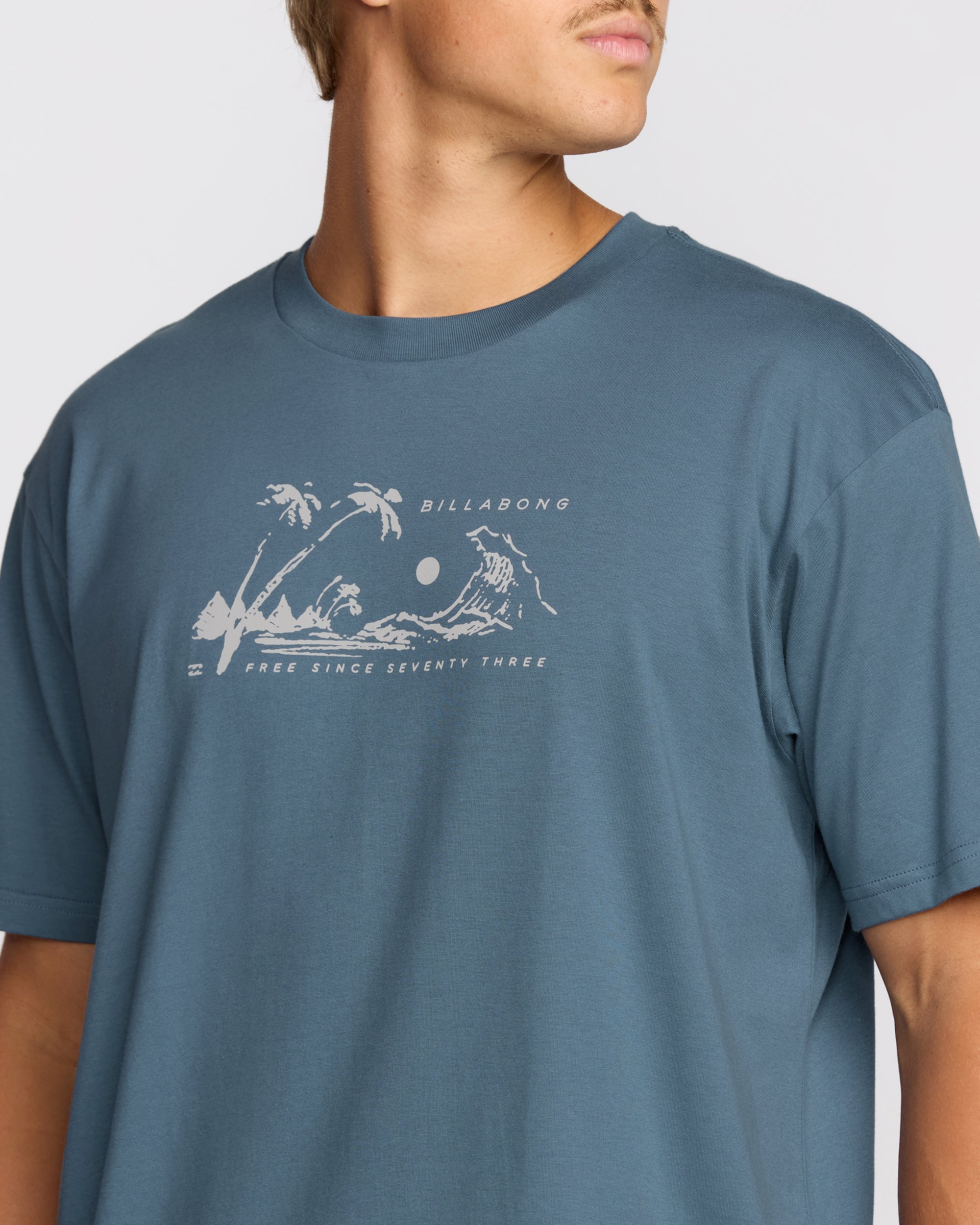 8235-beach-club-premium-short-sleeve-t-shirt-steel-blue-5.jpg Beach Club Premium Short Sleeve T-Shirt - Steel Blue