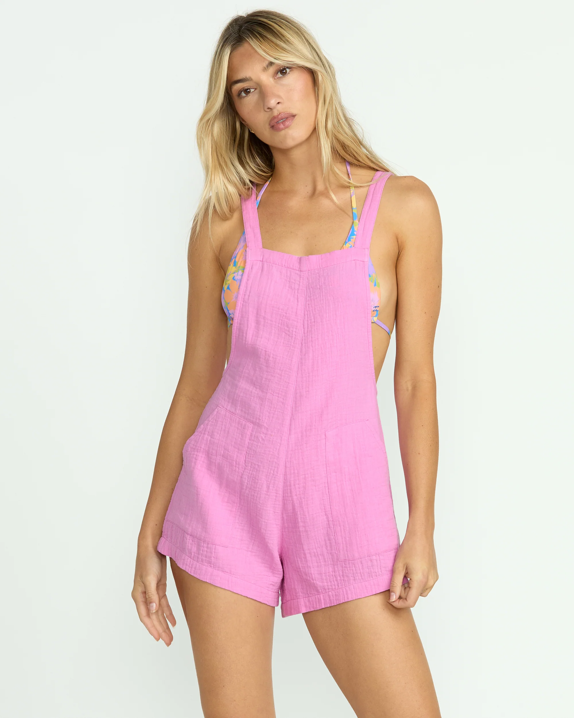 8265-beach-crush-romper-bright-rose-1.webp Beach Crush Romper - Bright Rose