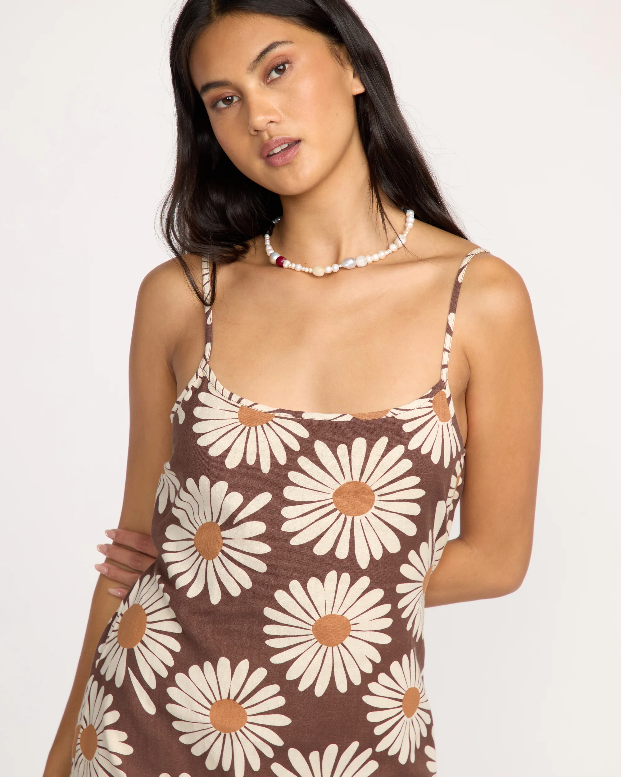 Beach Haze Dress - Espresso