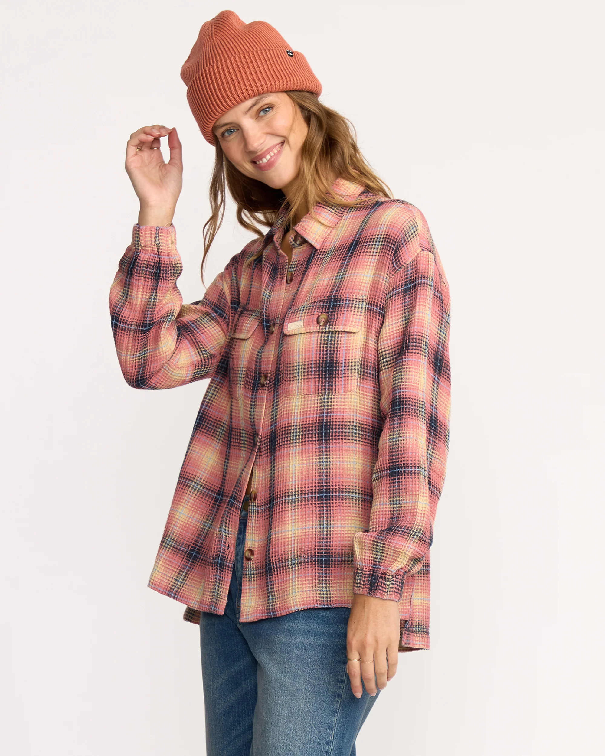 Big Bear Long Sleeve Shirt - Mountain Rose