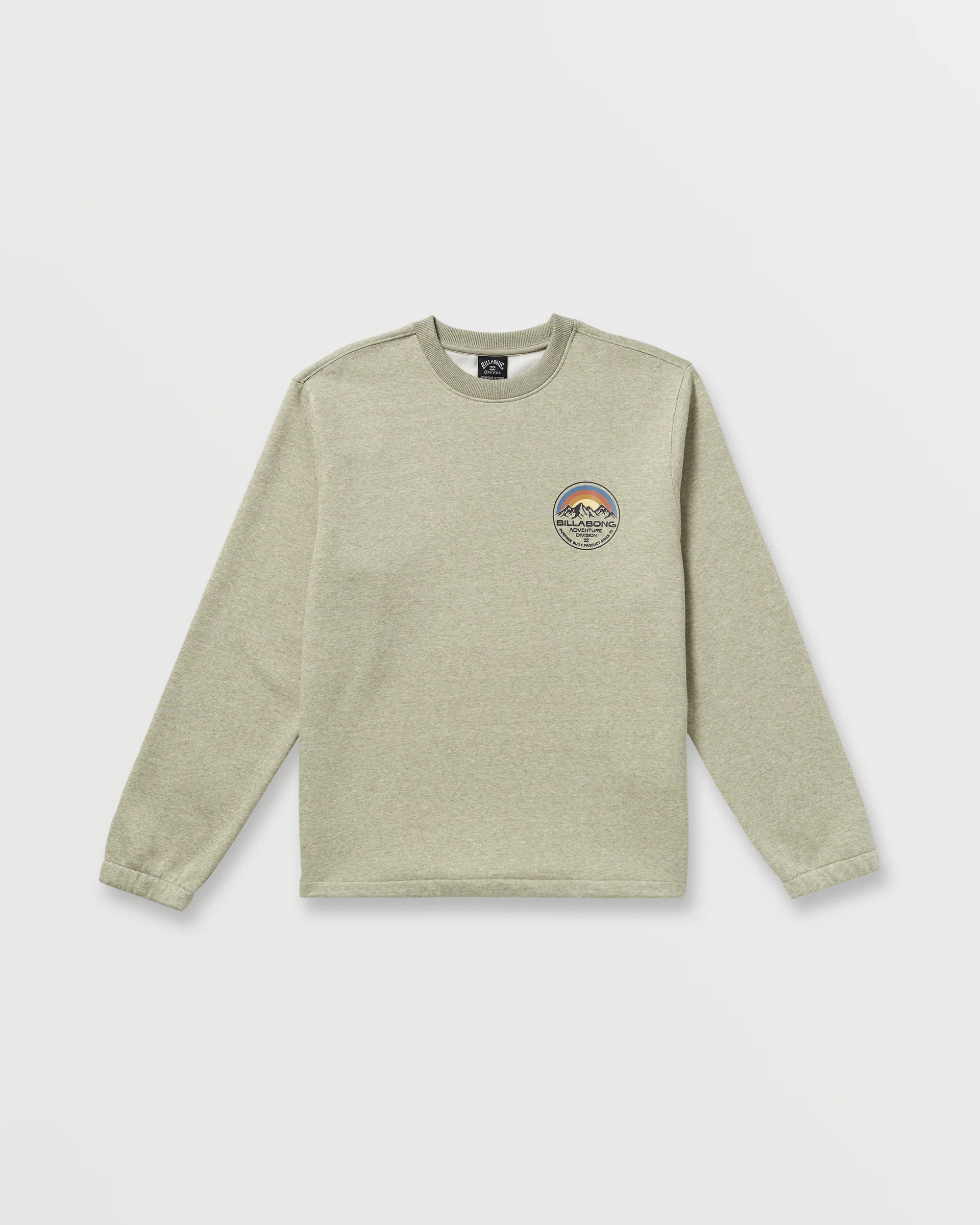 Compass Crew Sweatshirt - Sage Heather