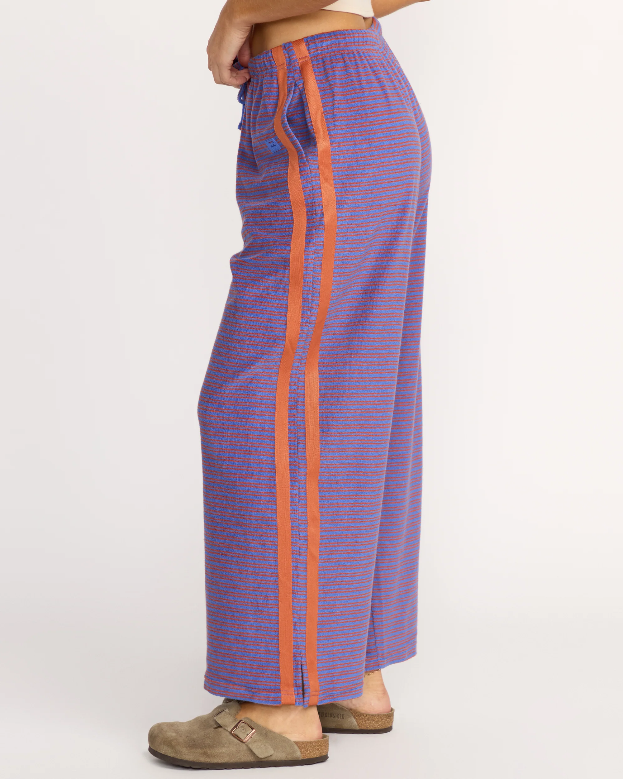 Date Palm Terry Pants - Iris