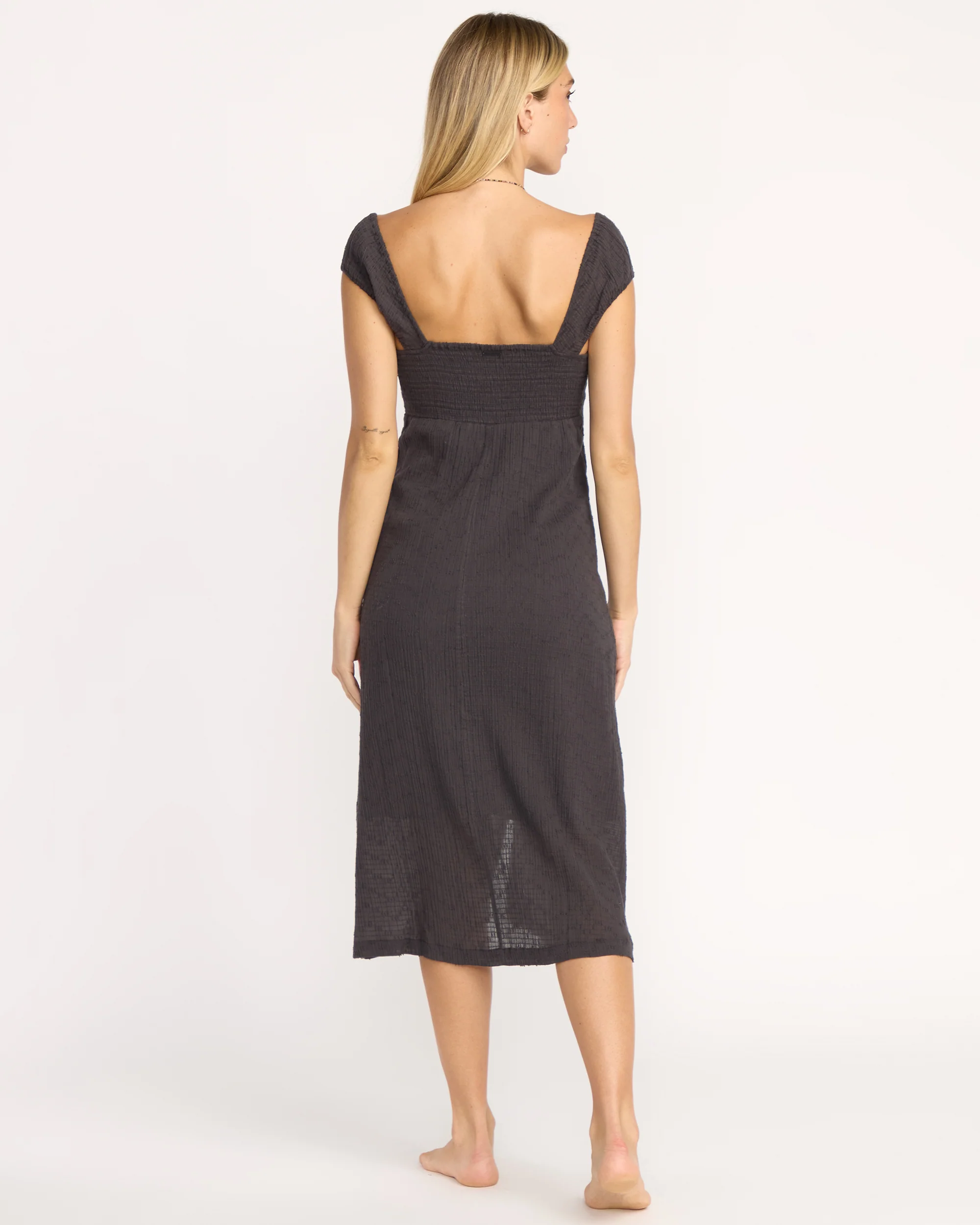 Distant Tides Dress - Black Sands