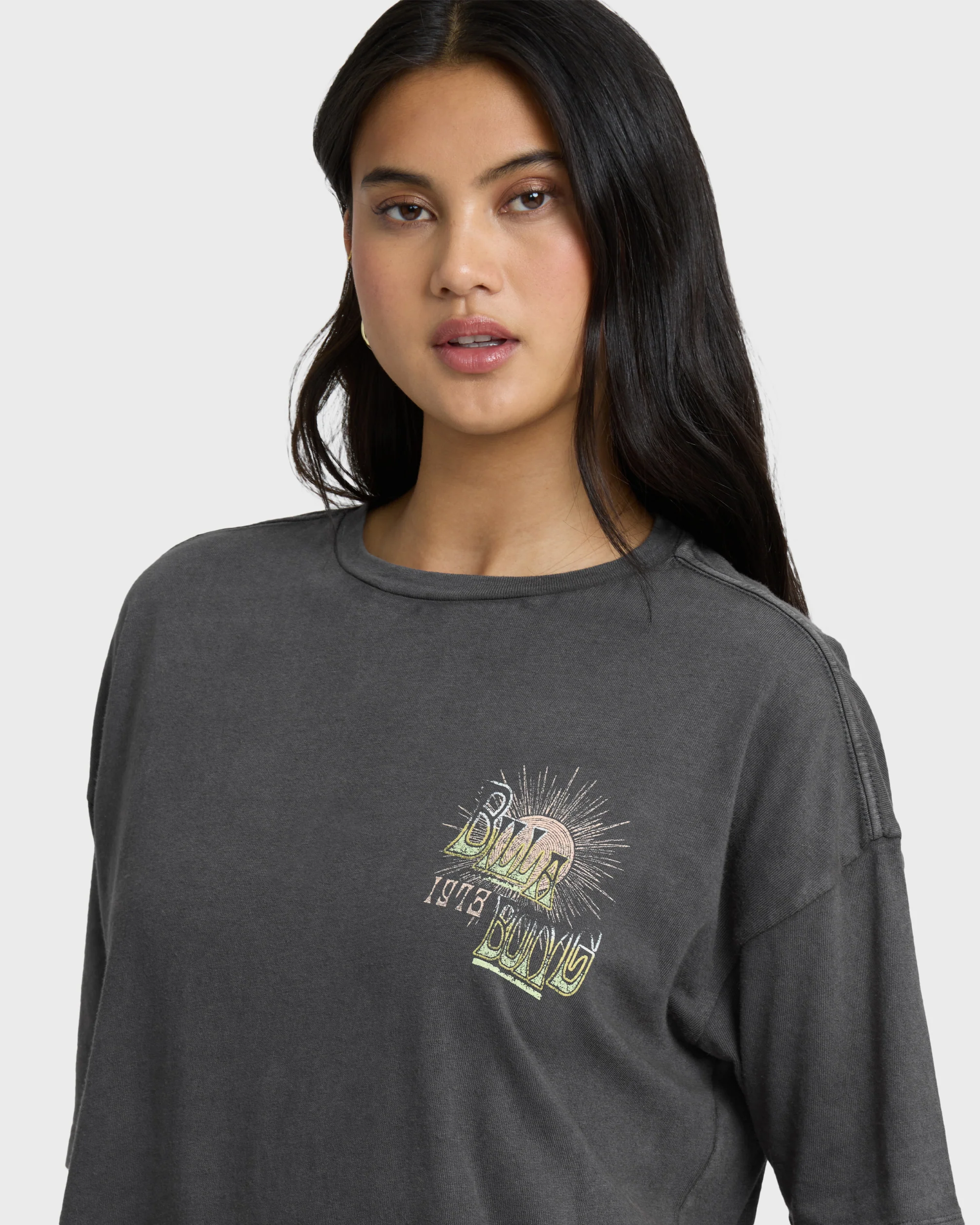 Sun Chasing Short Sleeve T-Shirt - Off Black