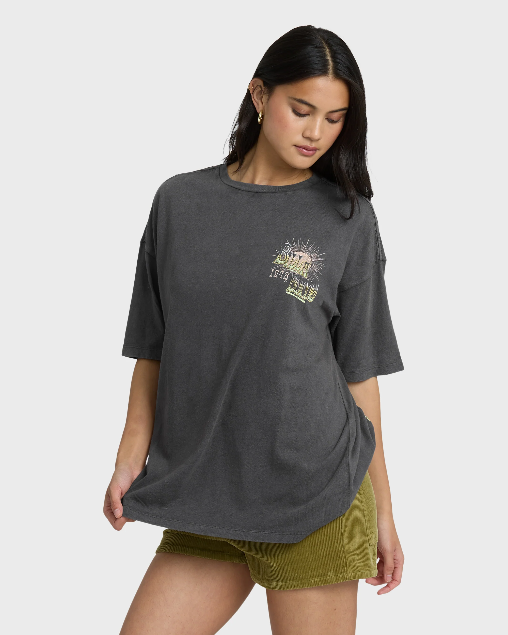 Sun Chasing Short Sleeve T-Shirt - Off Black