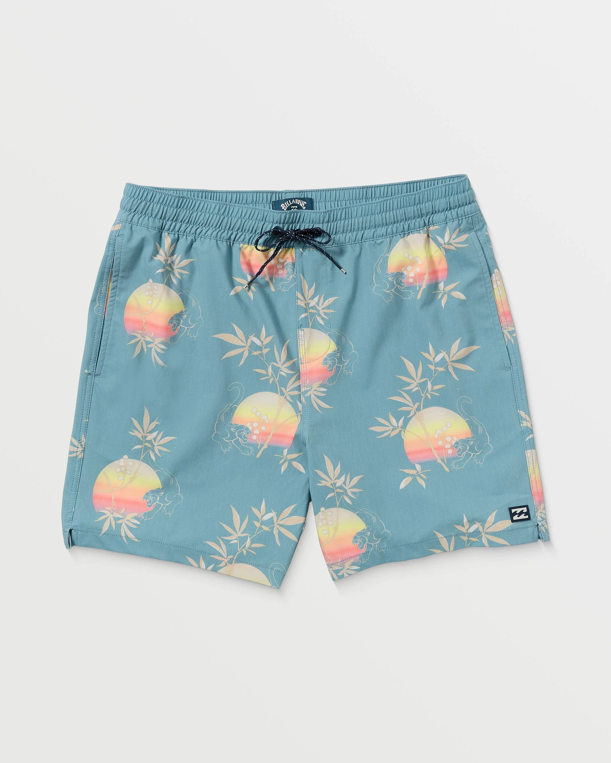 Good Times Layback 16" Trunks - Washed Blue