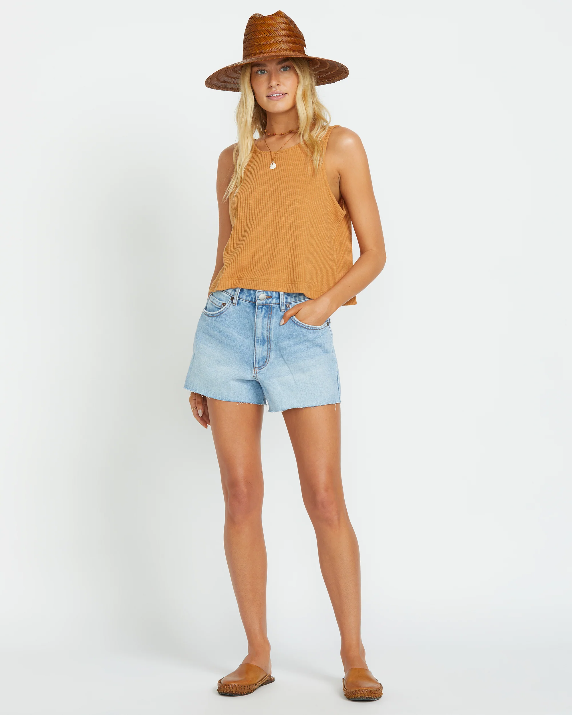 High Tides Denim Shorts - Surf Spray