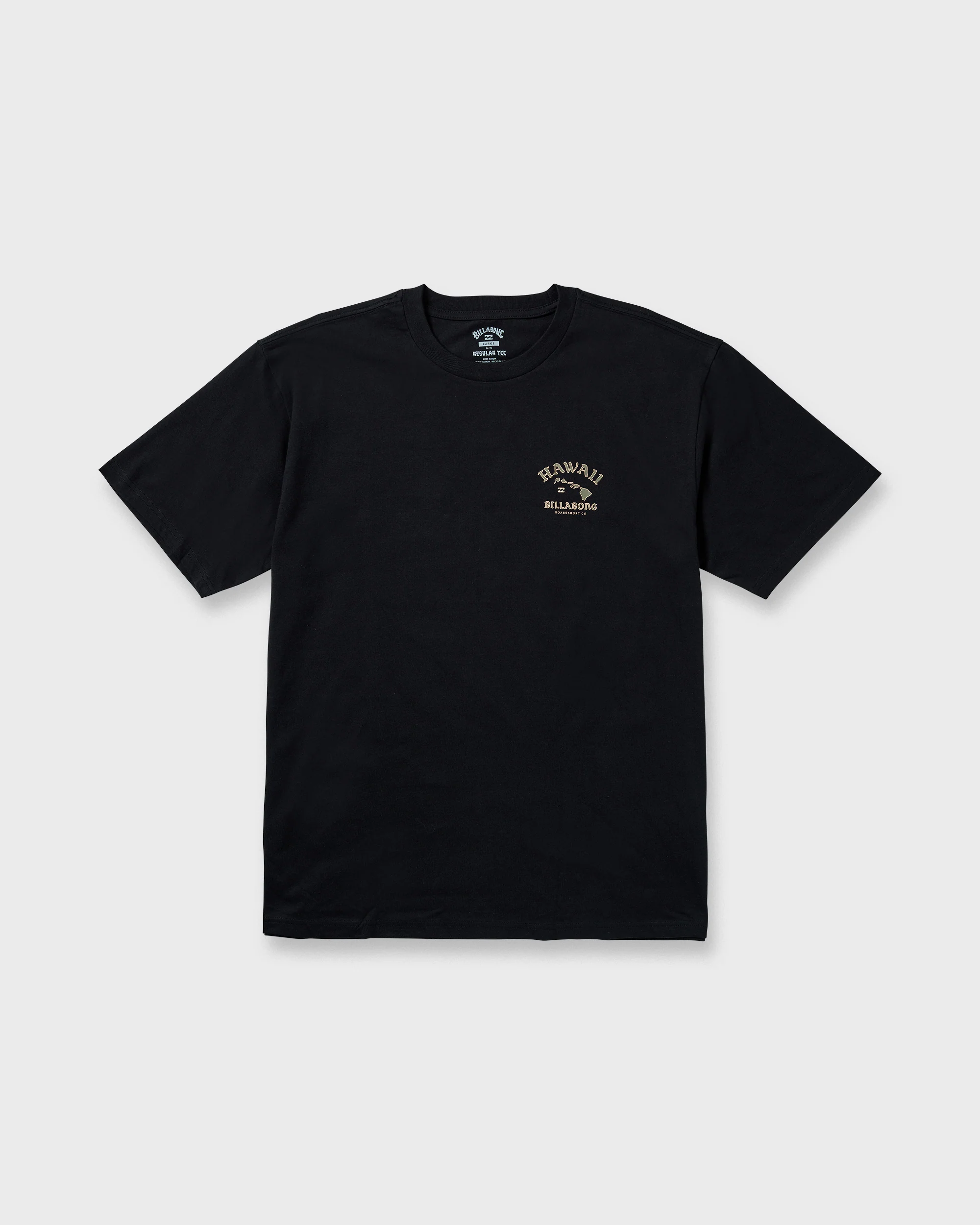 9019-island-chain-hawaii-regular-short-sleeve-tee-black-2.webp Island Chain Hawaii Regular Short Sleeve Tee - Black