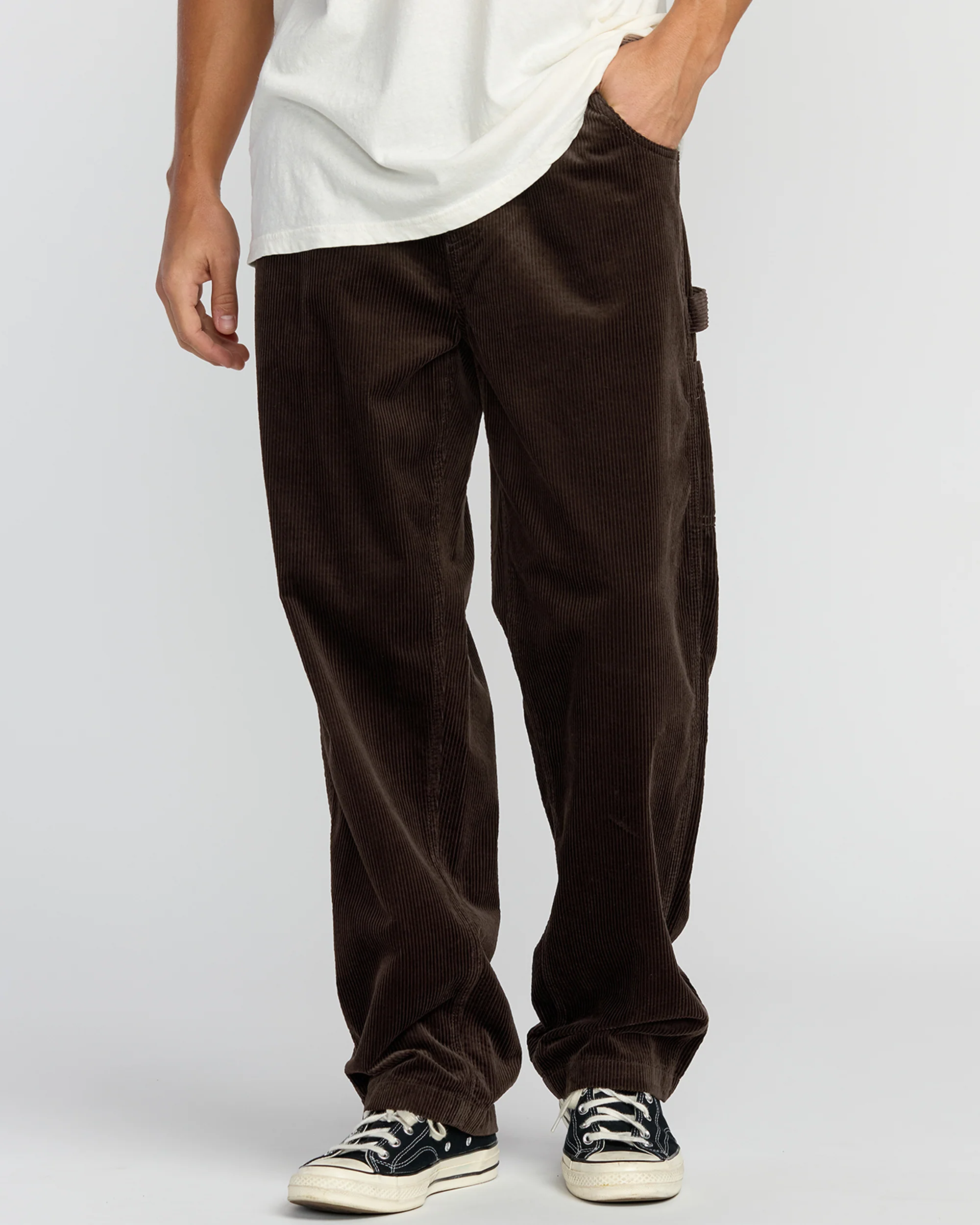 Larry Cord Garage Pants - Chocolate