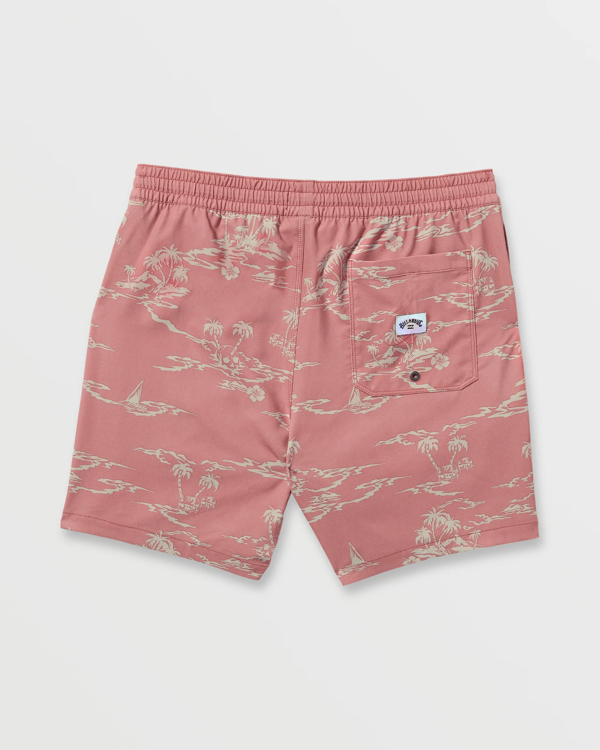 Lineup Laybacks 16" Trunks - Dusty Rose