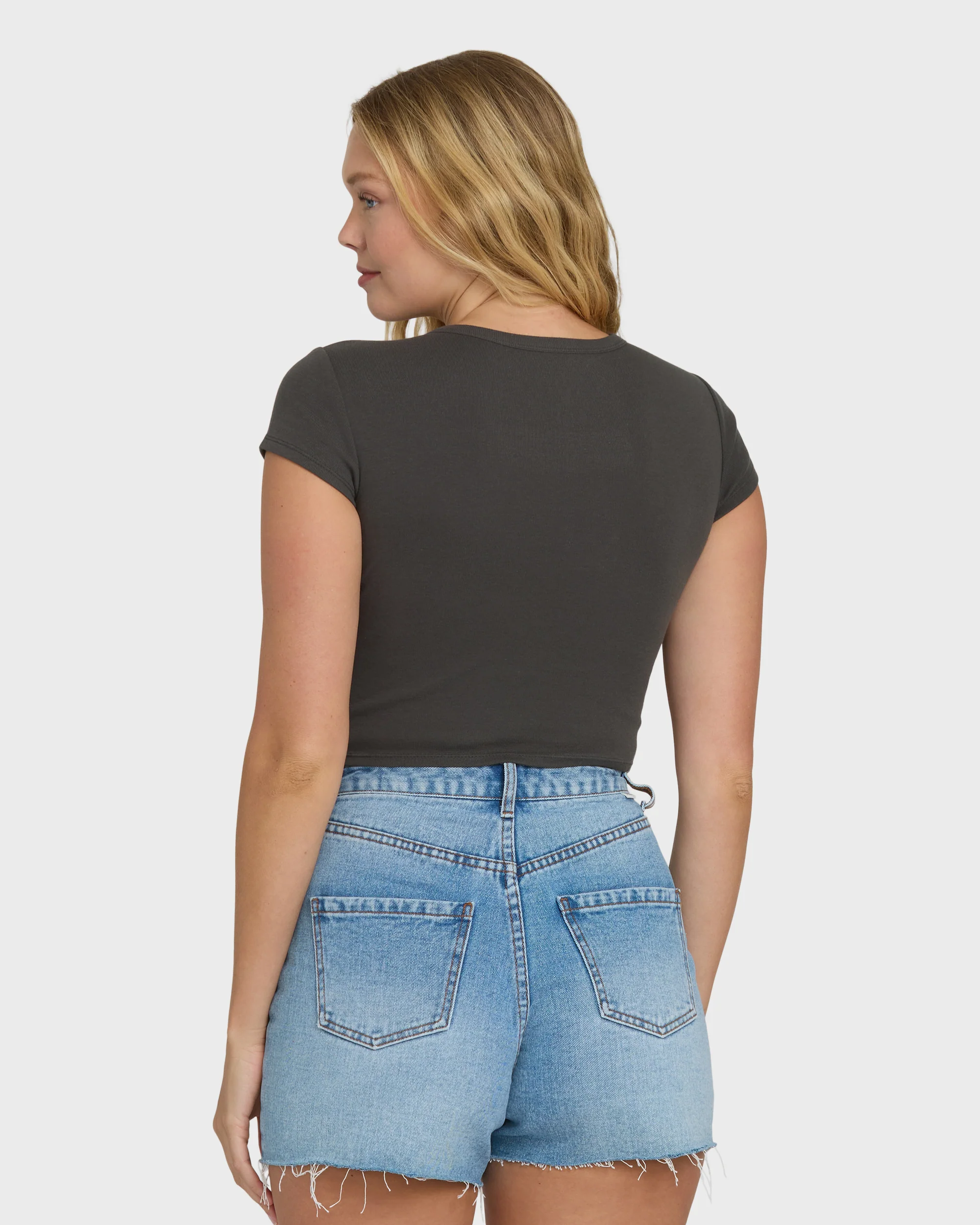 913-off-we-go-short-sleeve-knit-t-shirt-off-black-2.webp Off We Go Short Sleeve Knit T-Shirt - Off Black