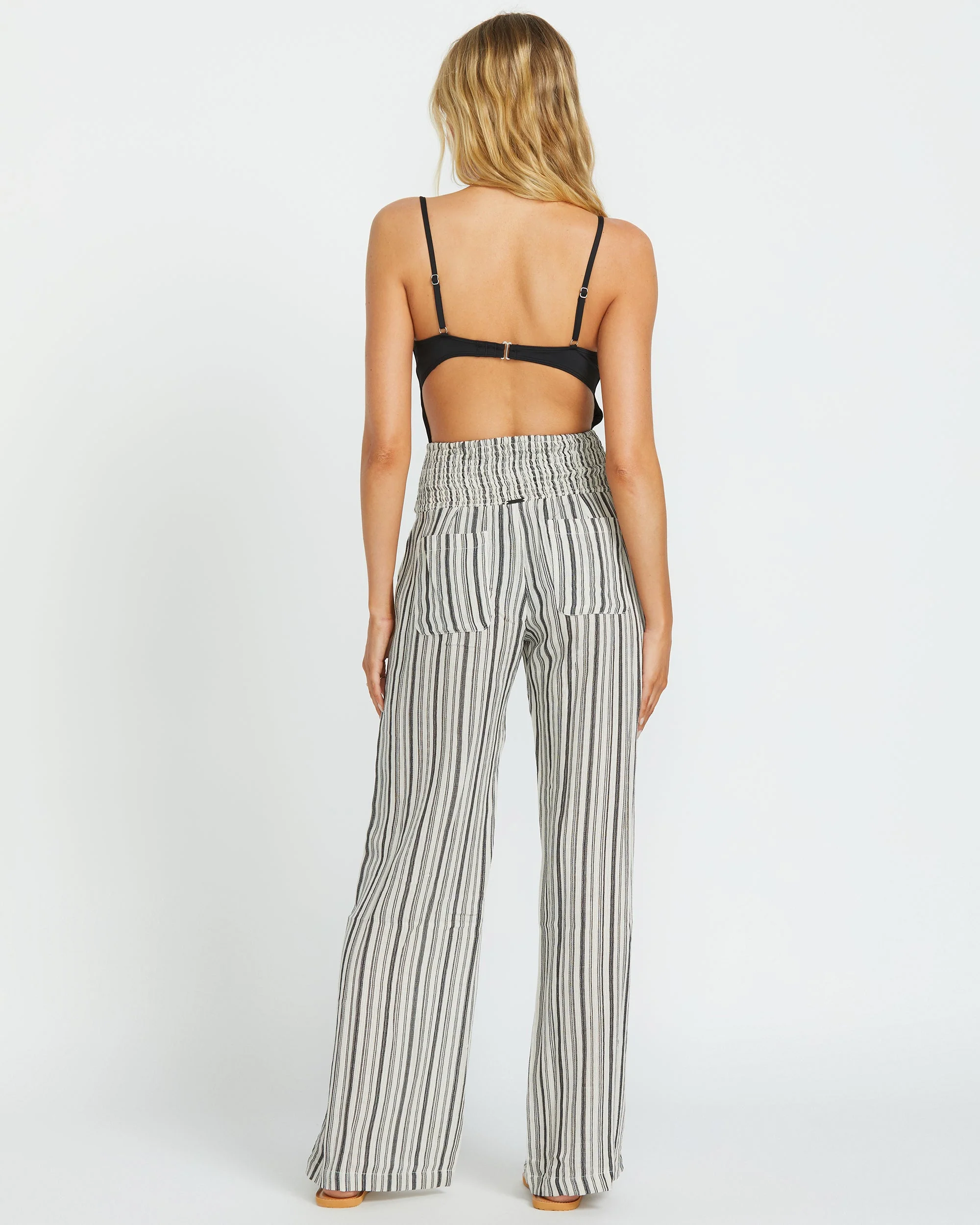 New Waves 2 Elastic Waist Pants - Black Pebble