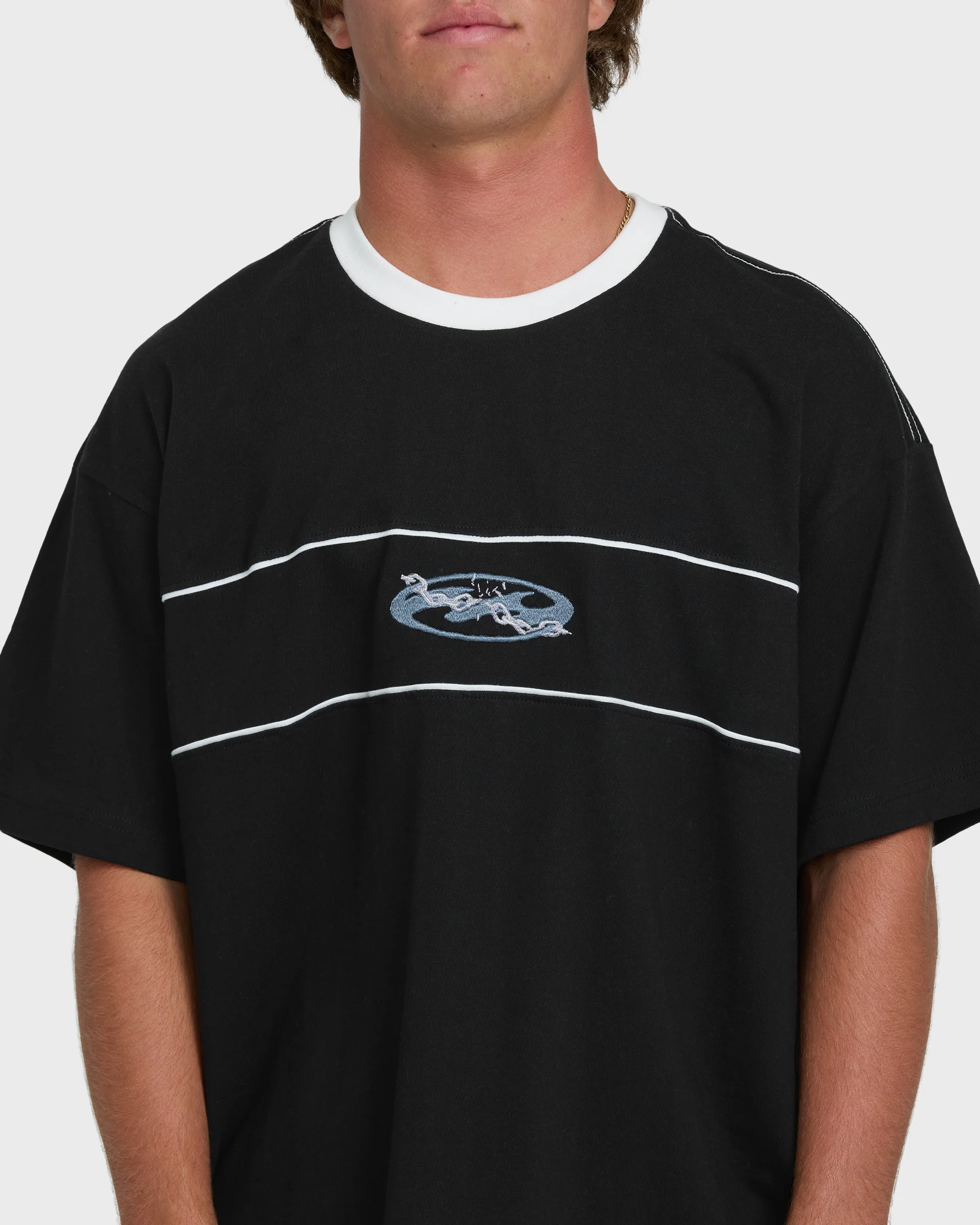 Bad Dog Precision Short Sleeve Knit T-Shirt - Black