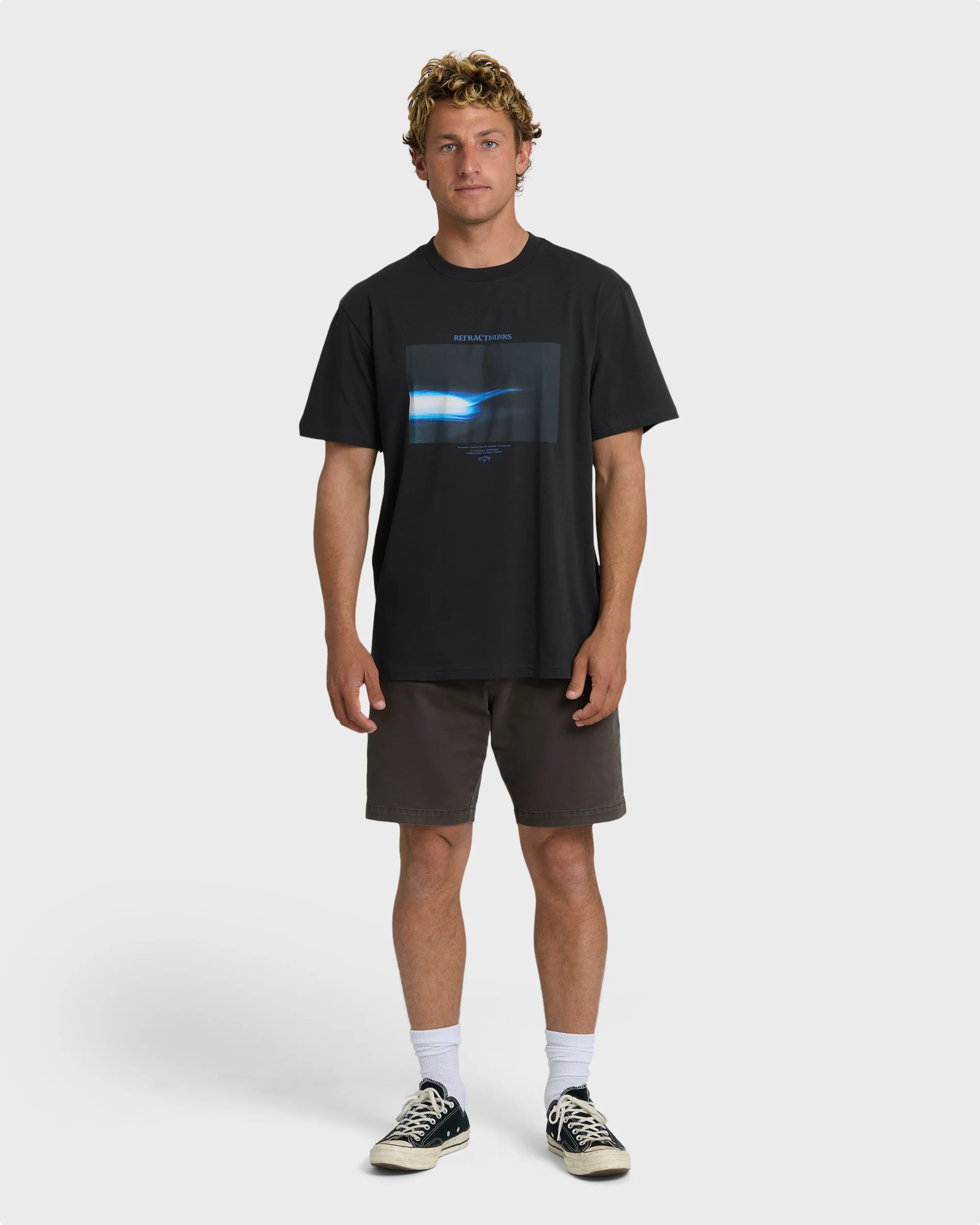 Night Surf Premium Short Sleeve T-Shirt - Black Vintage