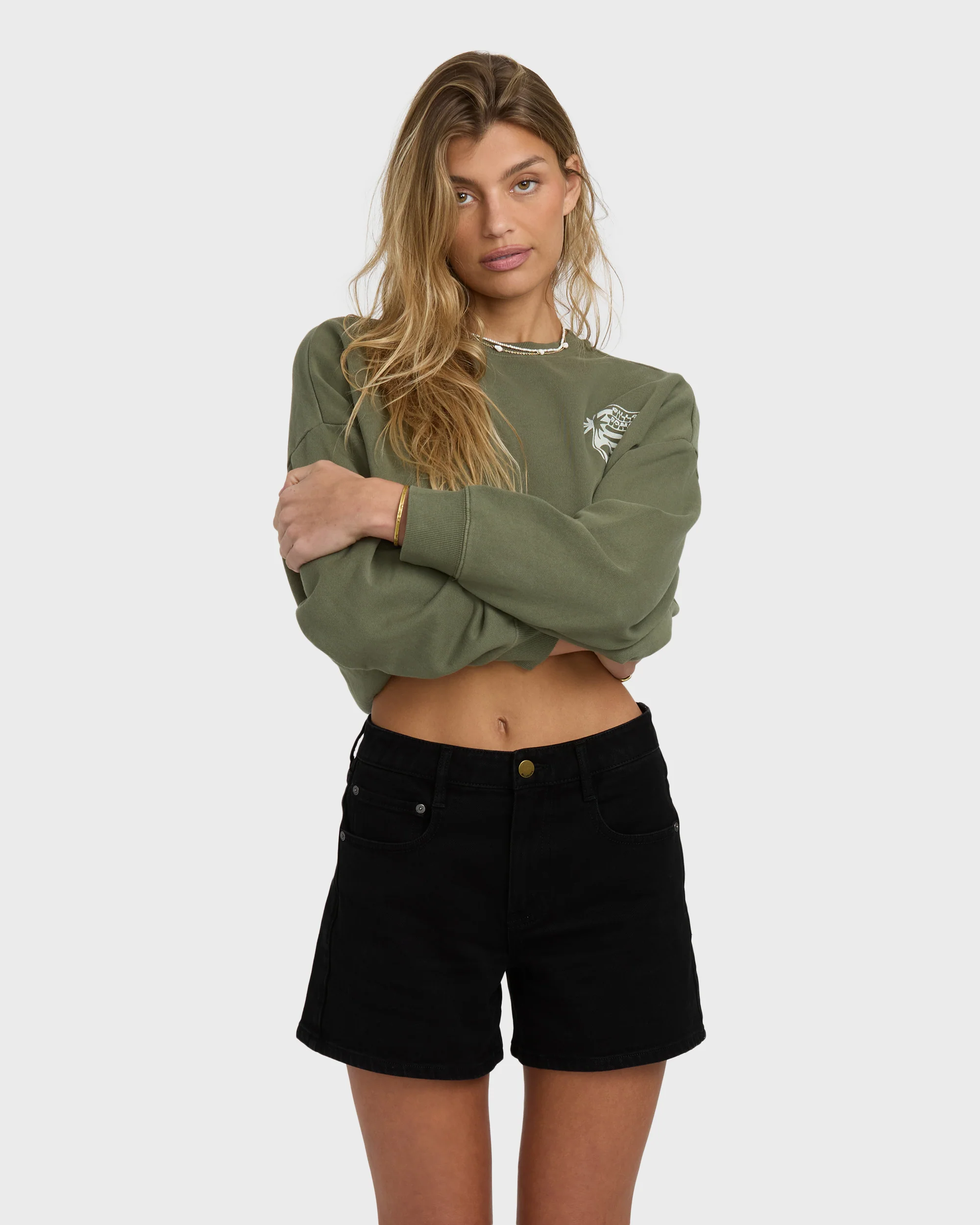 9335-shifter-denim-shorts-black-1.webp Shifter Denim Shorts - Black