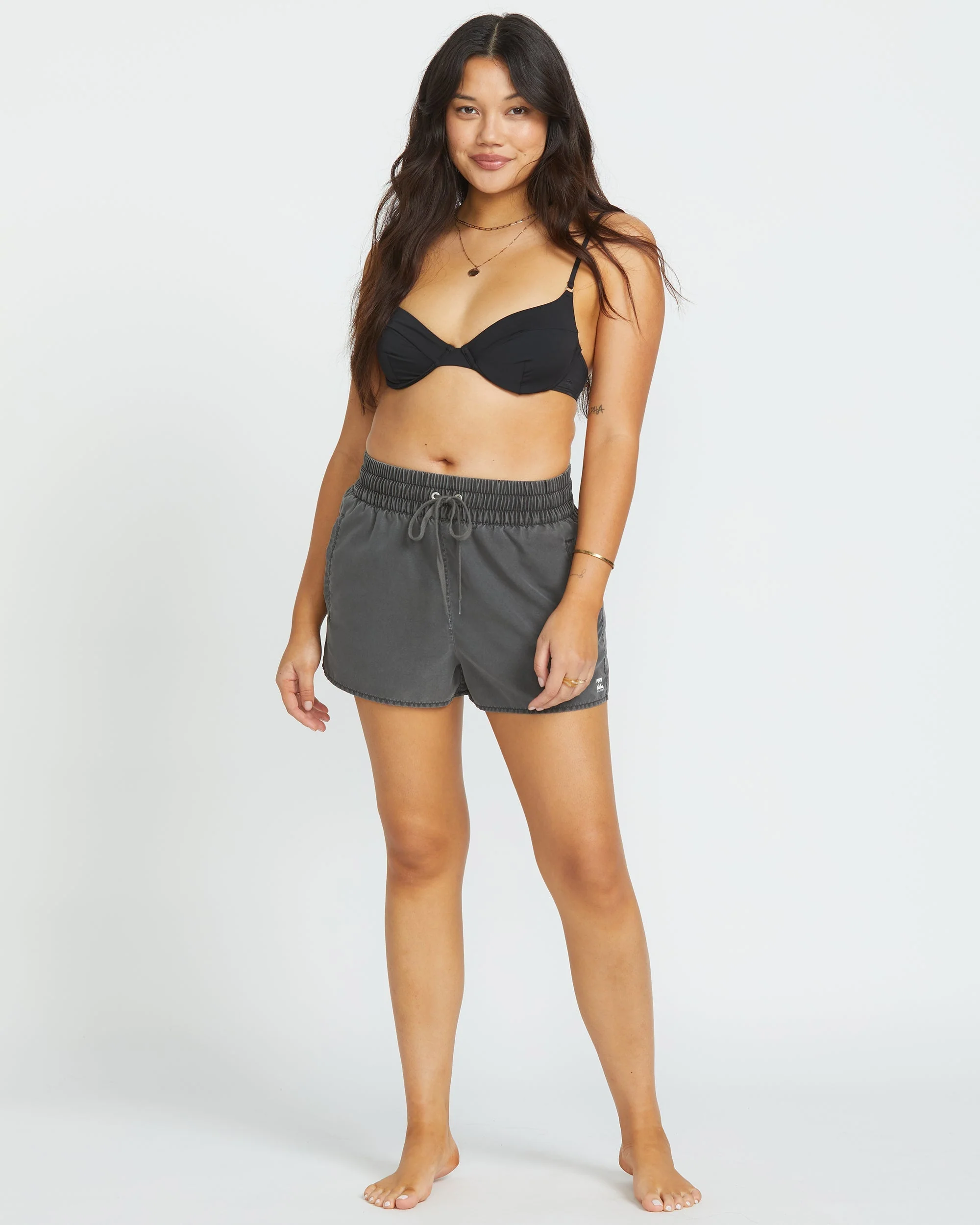 Sol Searcher Boardshorts - Black Pebble