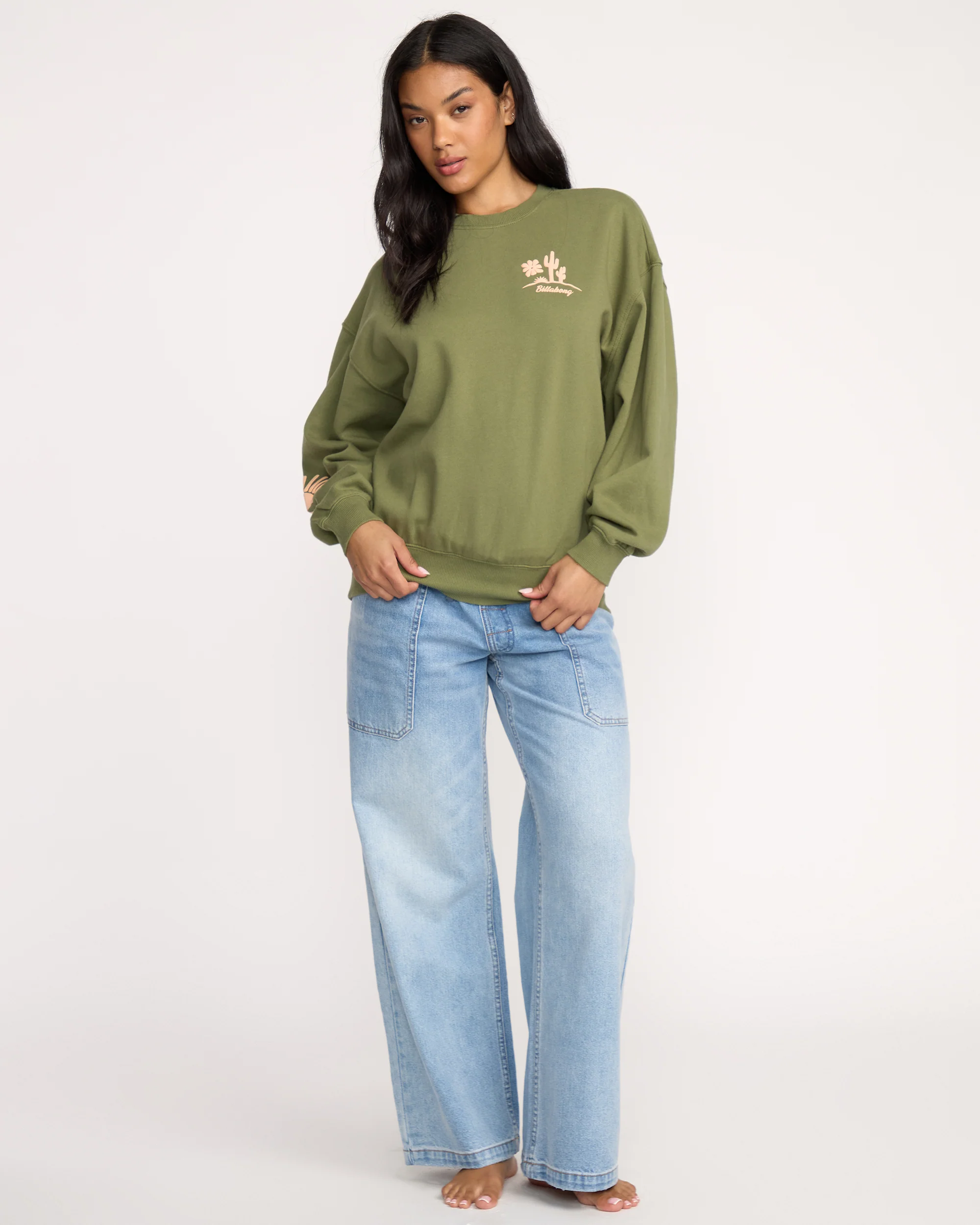 Sun Wave Livin Kendal Crewneck Sweatshirt - Luv Army