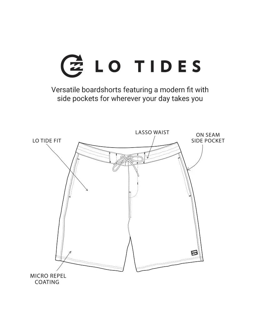 Sundays Lo Tide 19" Boardshorts - Black