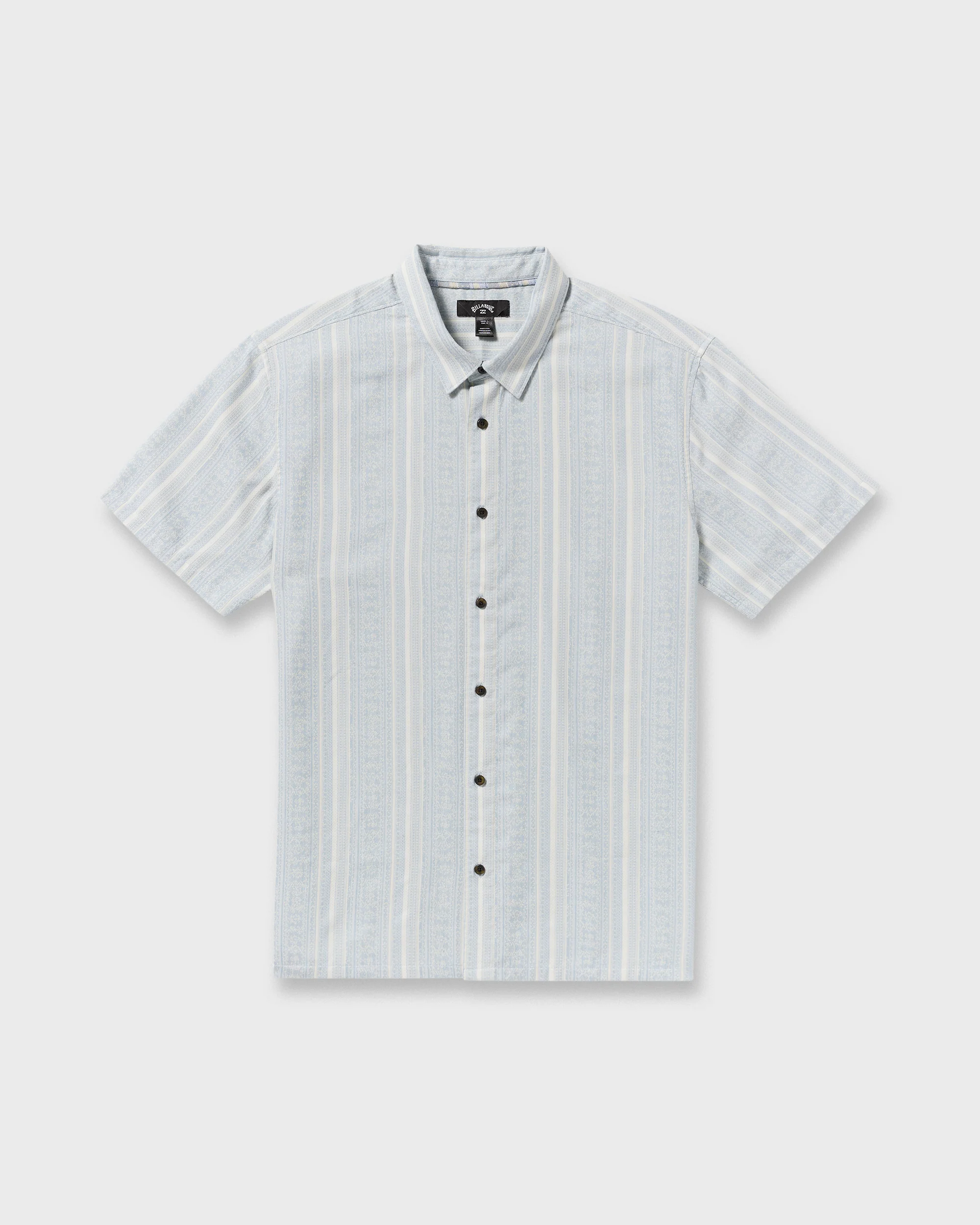 Sunshines Garage Short Sleeve Shirt - Stone Blue