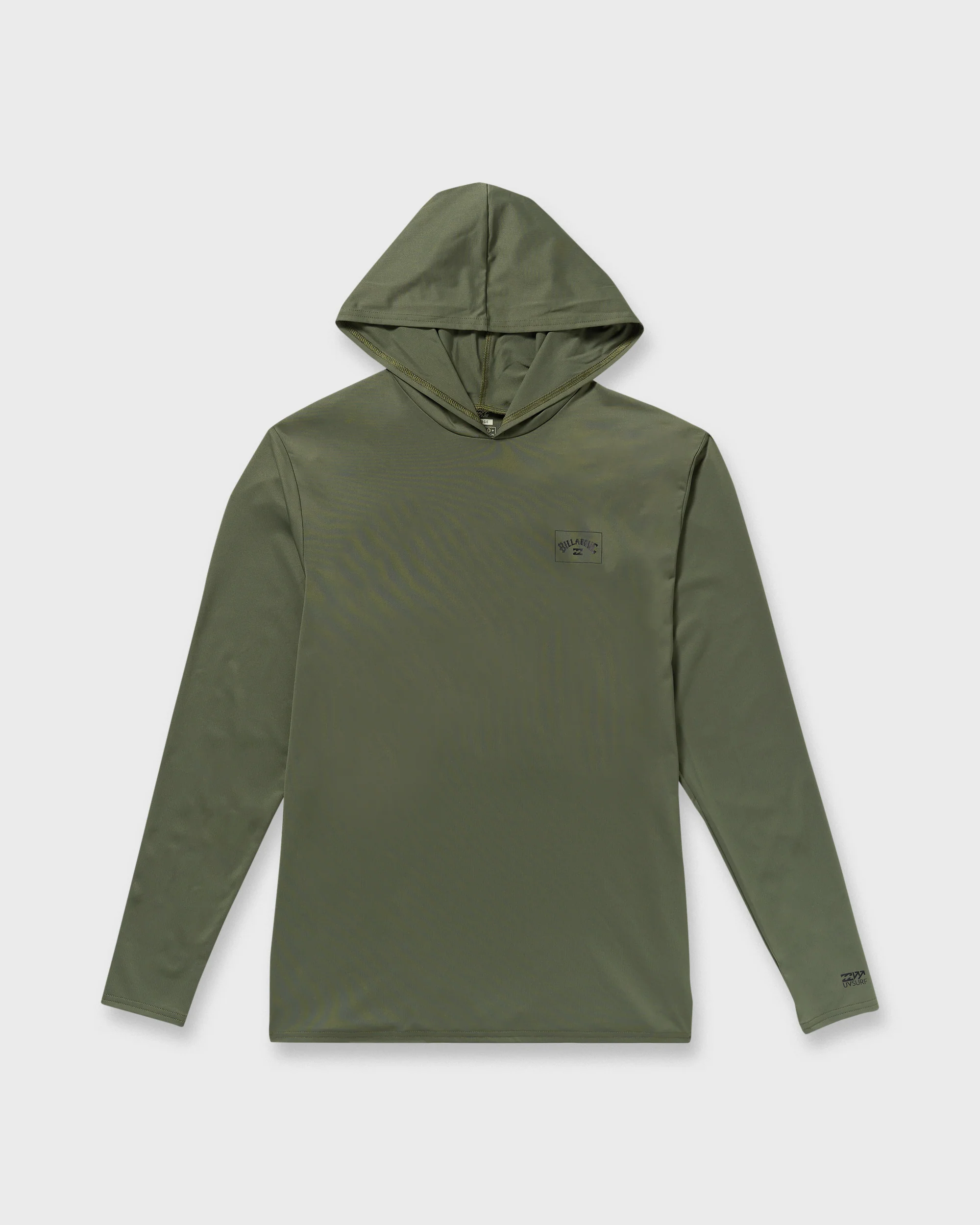 Arch Mesh Long Sleeve Hooded Surf Tee - Dark Military