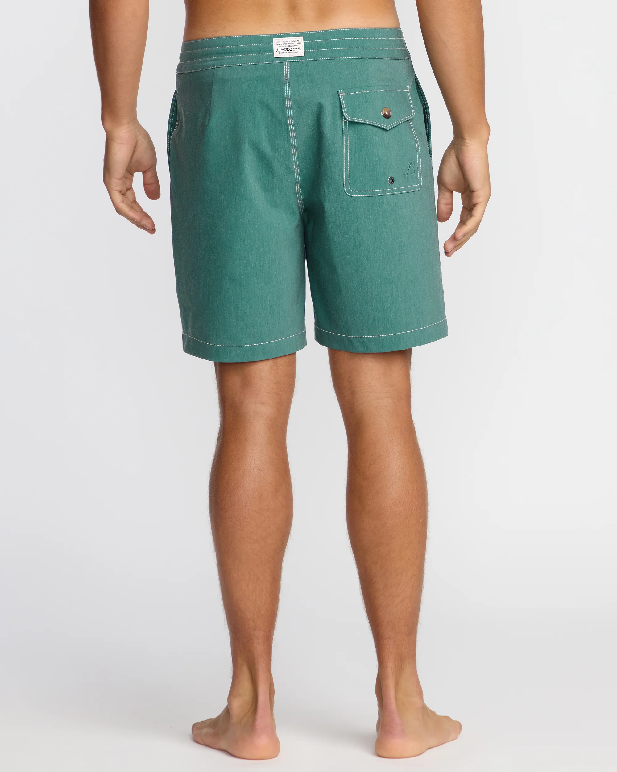 9884-austin-garage-lo-tides-19-boardshorts-teal-5.webp Austin Garage Lo Tides 19" Boardshorts - Teal