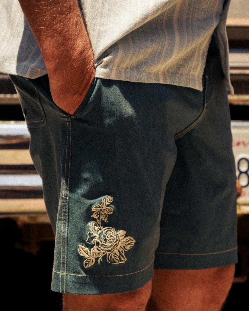 9884-austin-garage-lo-tides-19-boardshorts-teal-7.webp Austin Garage Lo Tides 19" Boardshorts - Teal