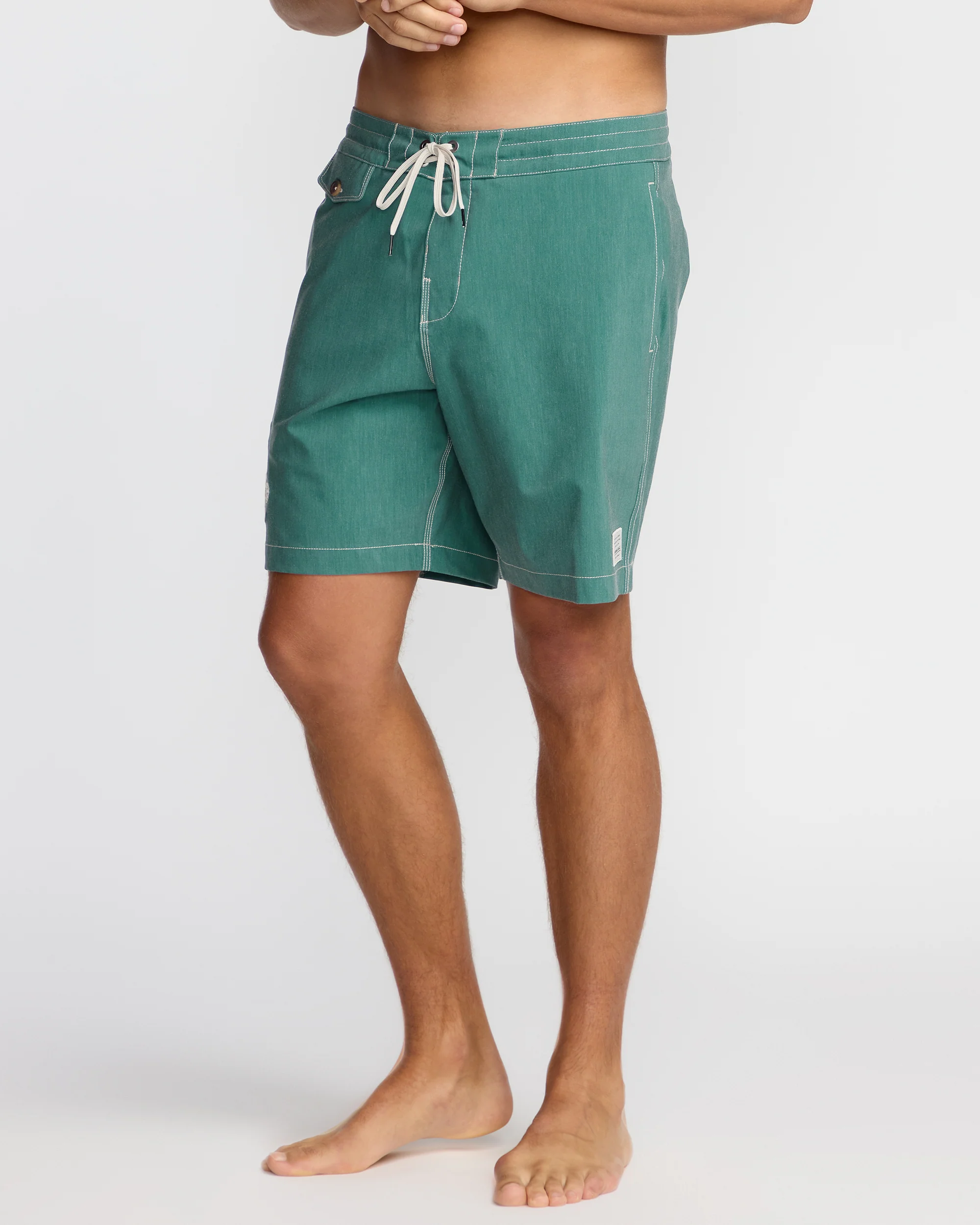 9884-austin-garage-lo-tides-19-boardshorts-teal-9.webp Austin Garage Lo Tides 19" Boardshorts - Teal